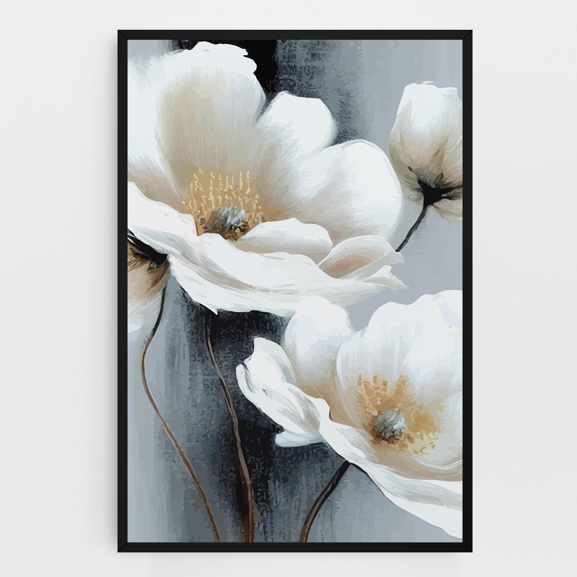 Paint Texture Flower mockup 0