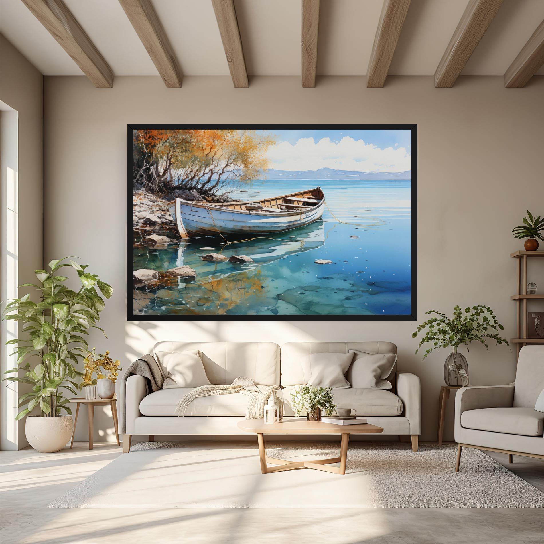 Leinwandbild Sailing Boat mockup 6