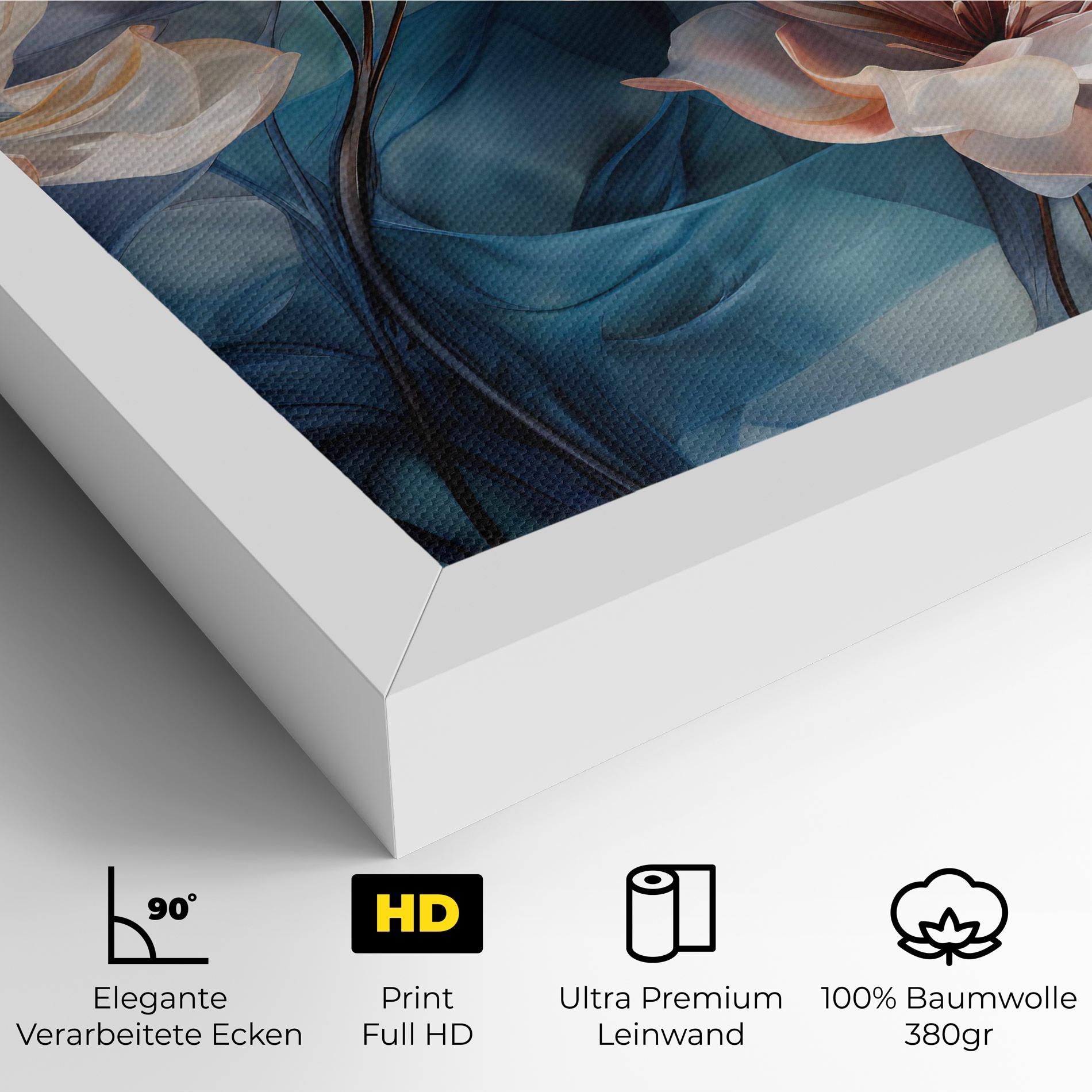 Pink Flowers Floating mockup 4