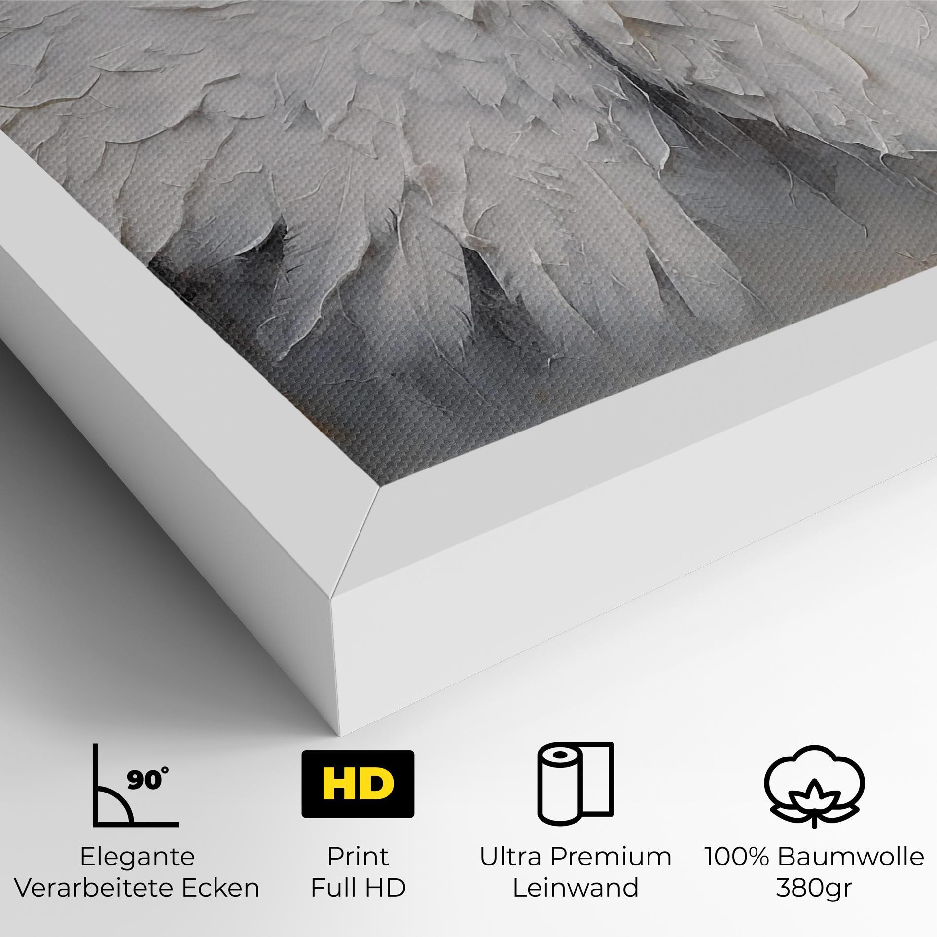 Leinwandbild Pretty Angel Wings mockup 4