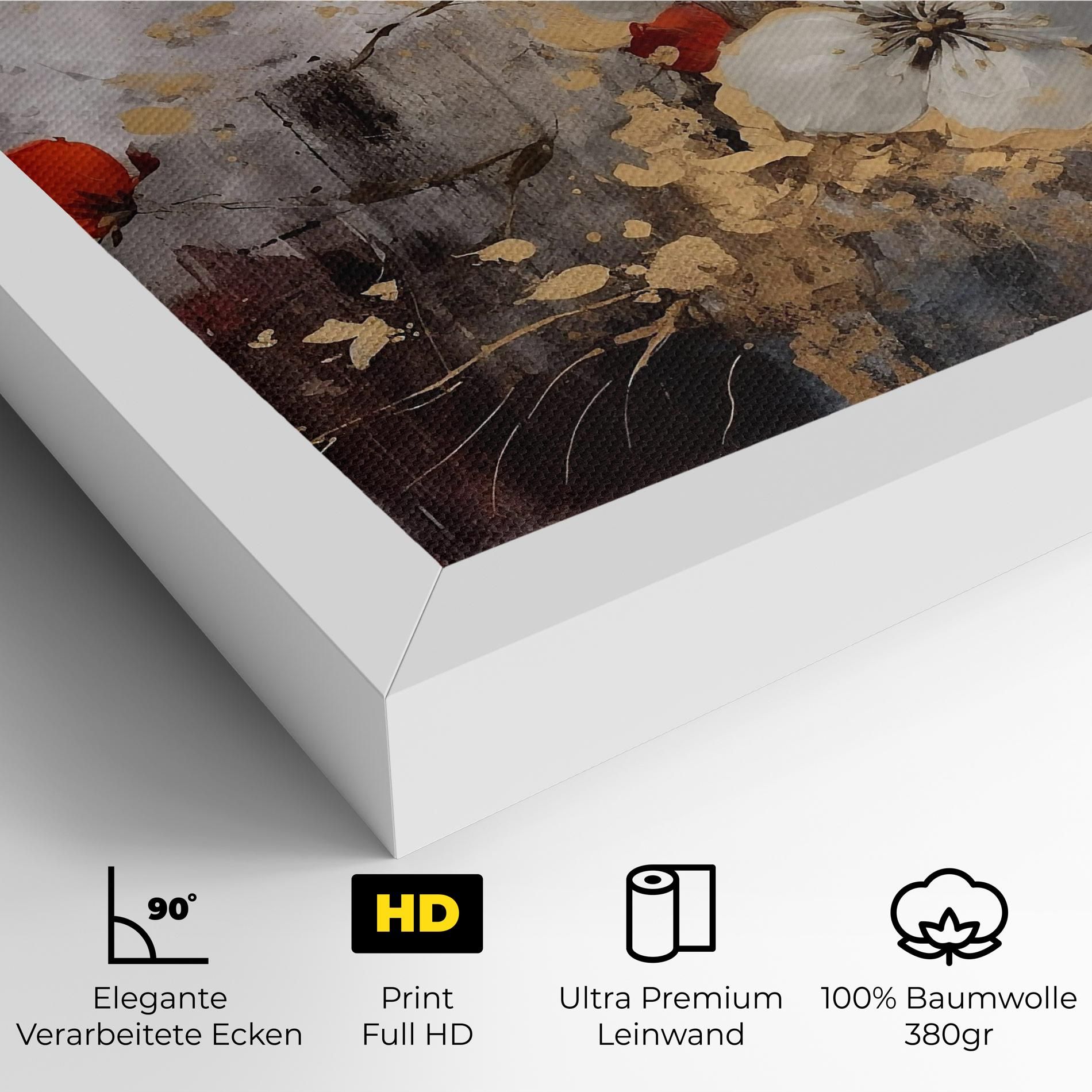 Red Poppy Painting mockup 4