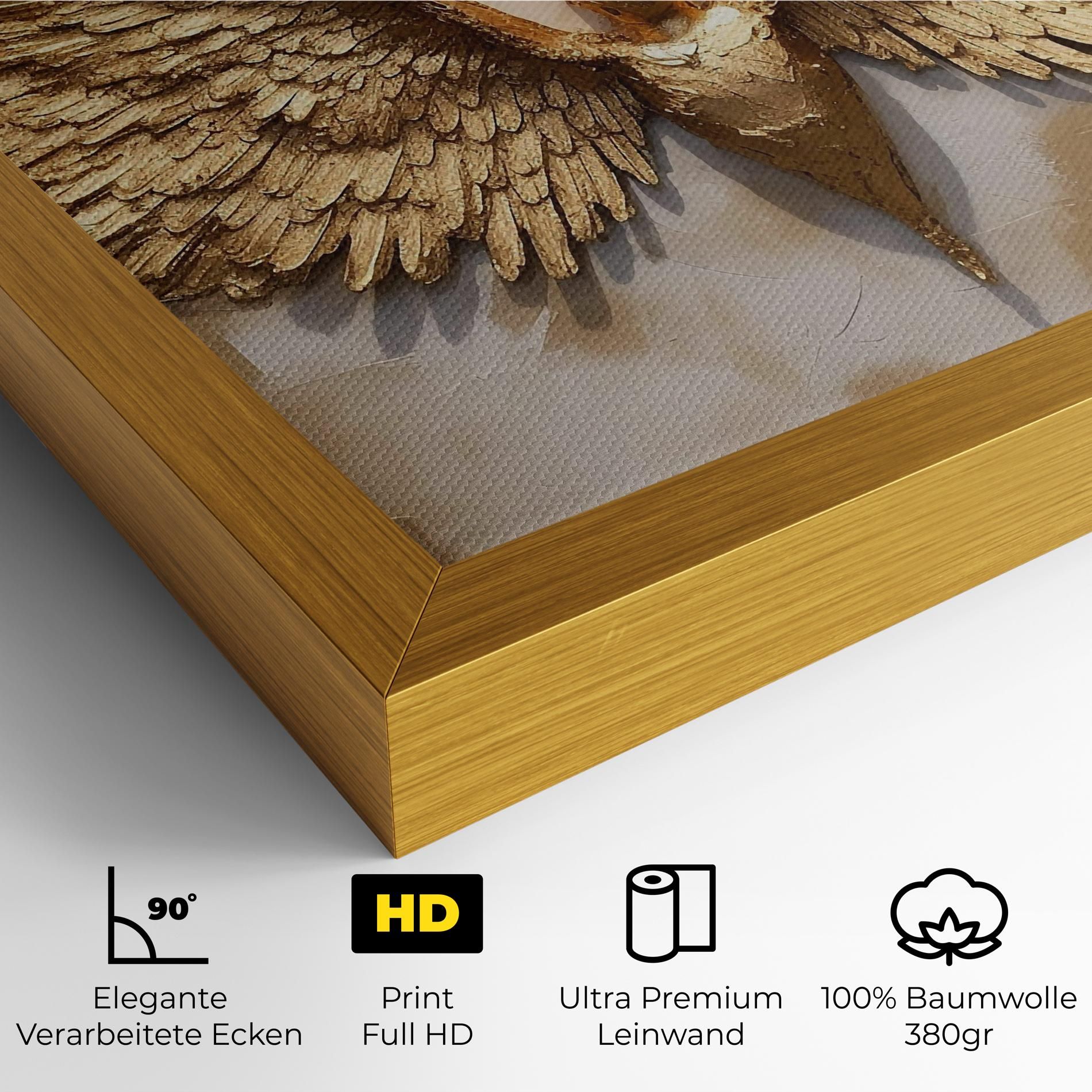 Beautiful Gold Wings mockup 4