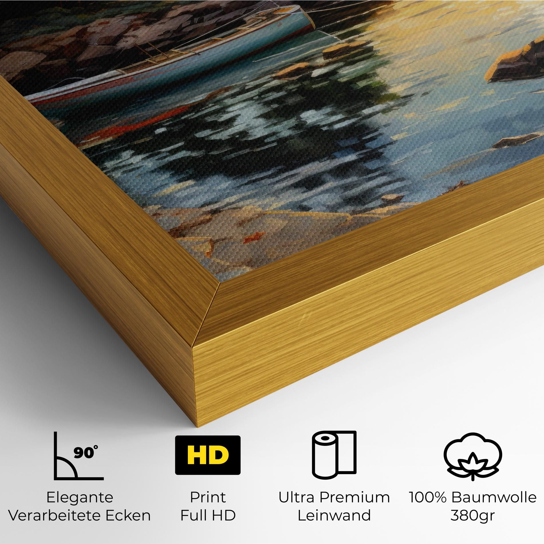 Sunset Sea Art mockup 4