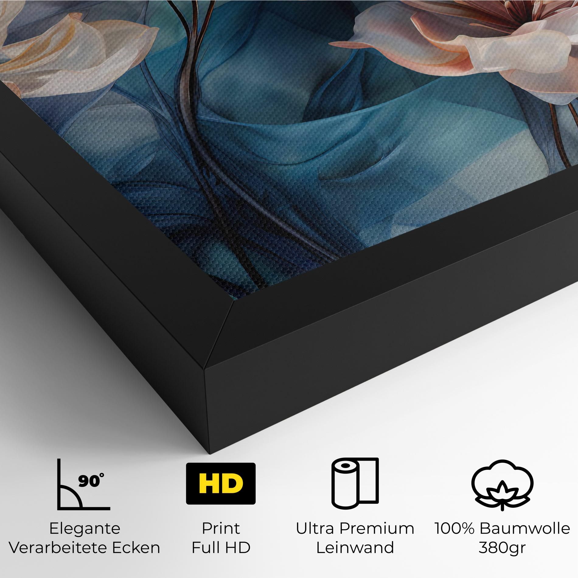 Pink Flowers Floating mockup 4