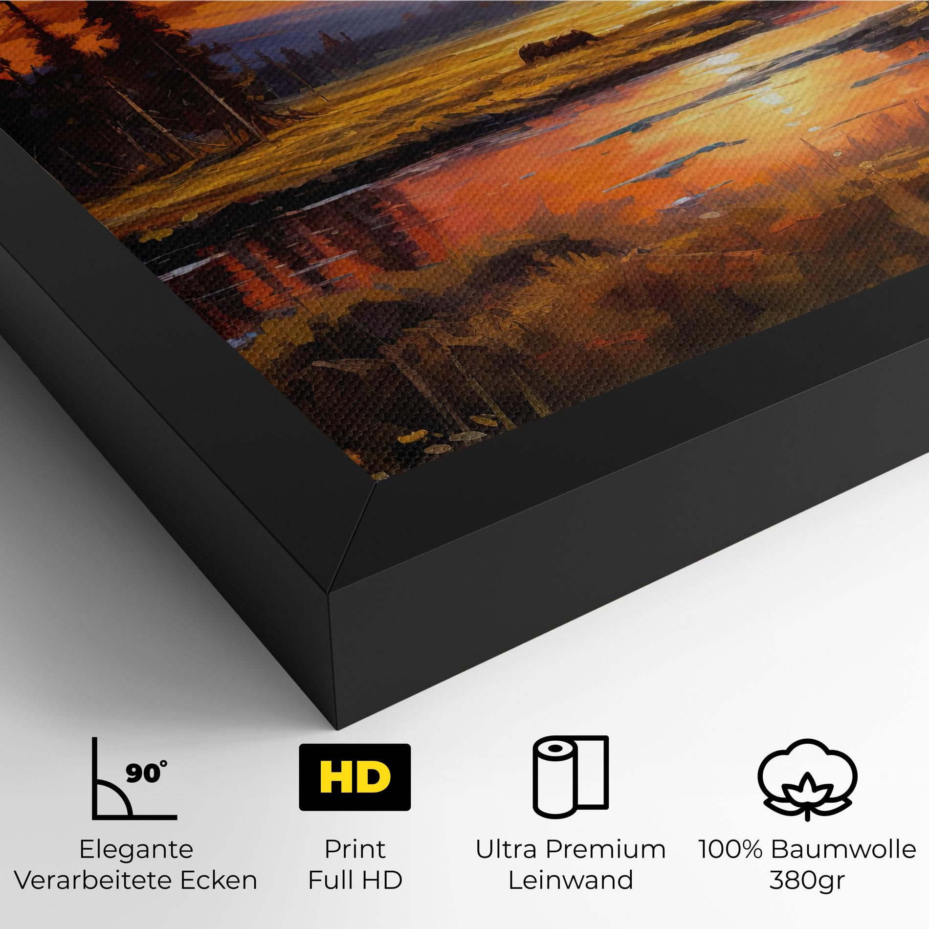 Wild Horses Painting mockup 4