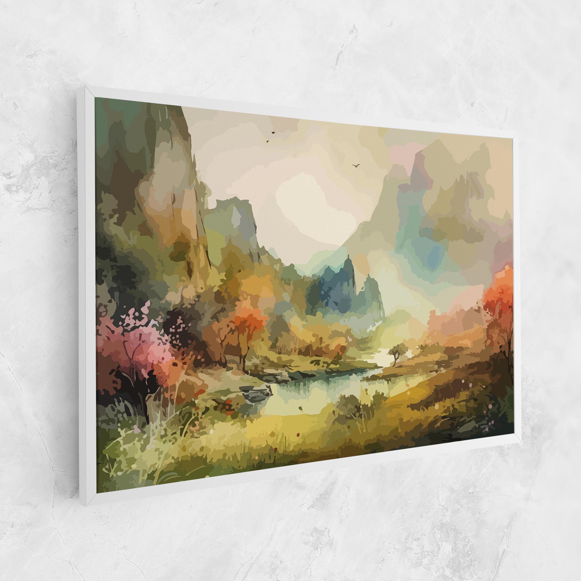 Leinwandbild Nature Painting mockup 1