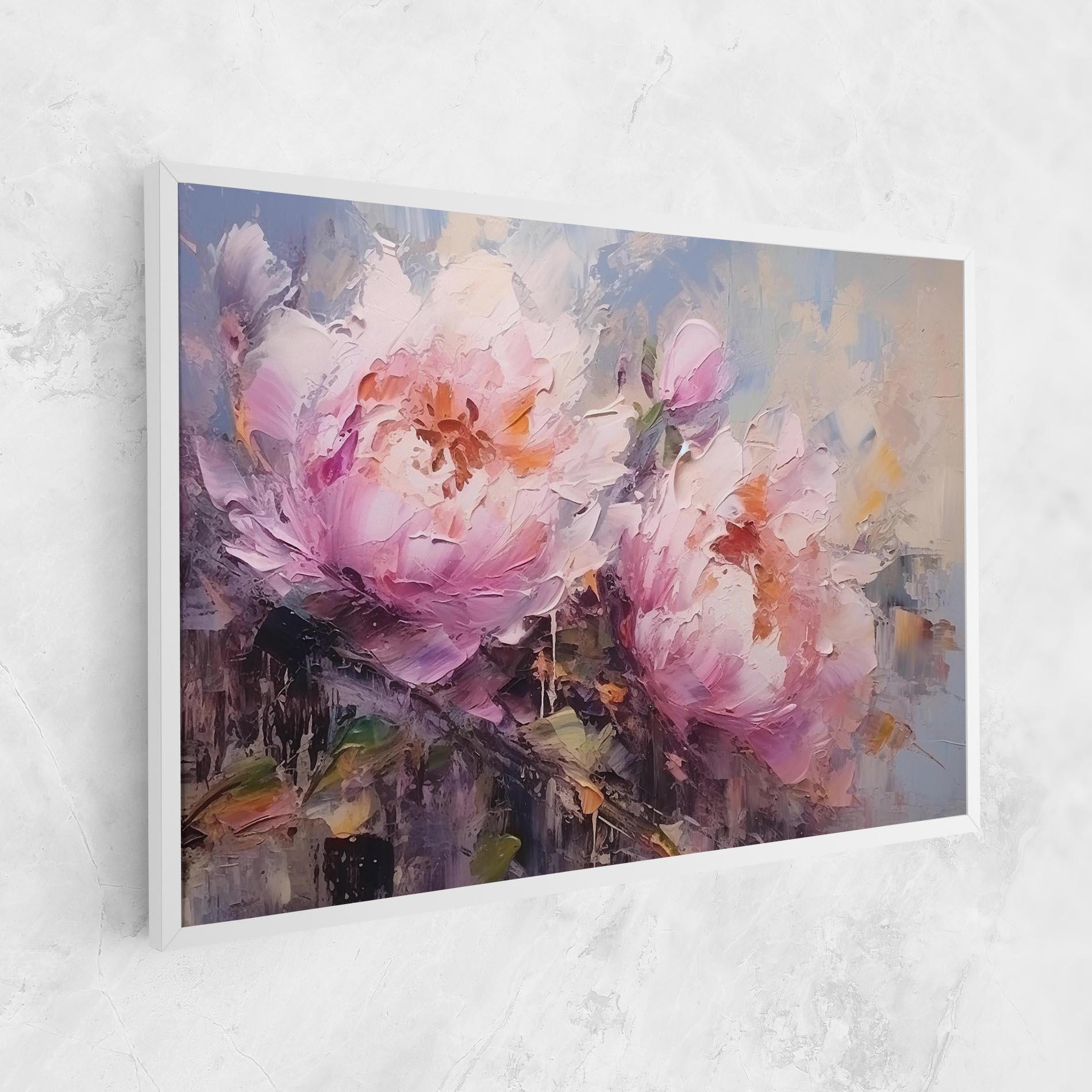 Leinwandbild Peony Art mockup 1