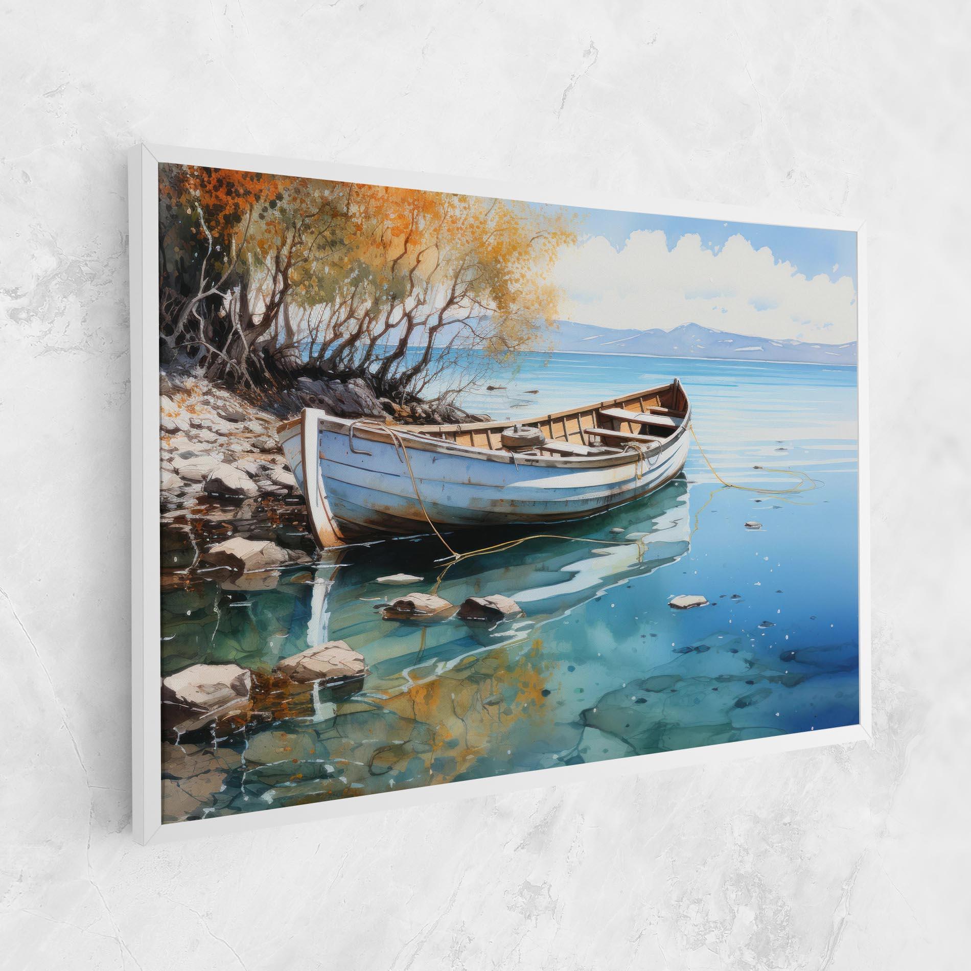 Leinwandbild Sailing Boat mockup 1
