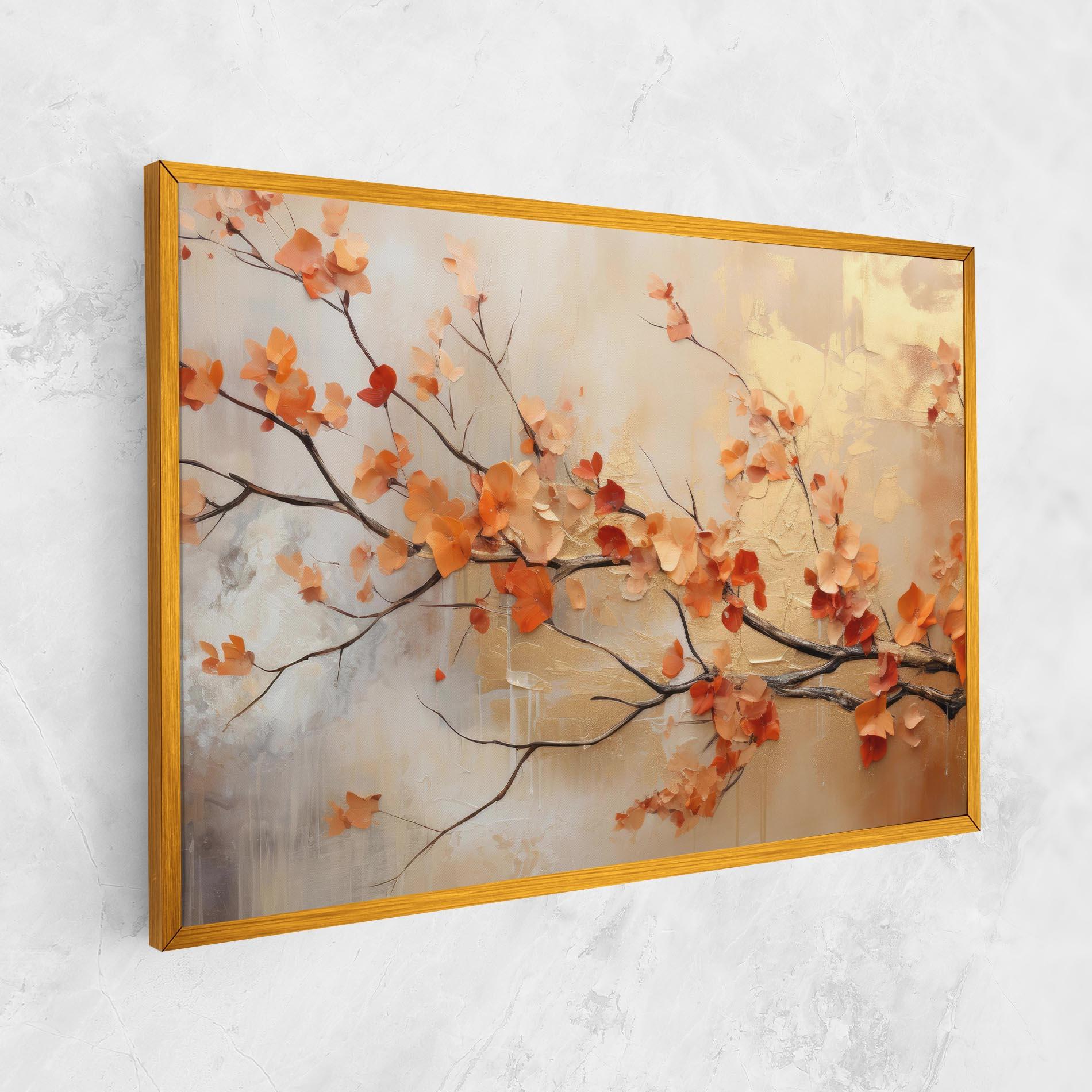 Leinwandbild Autumn Nature Art mockup 1