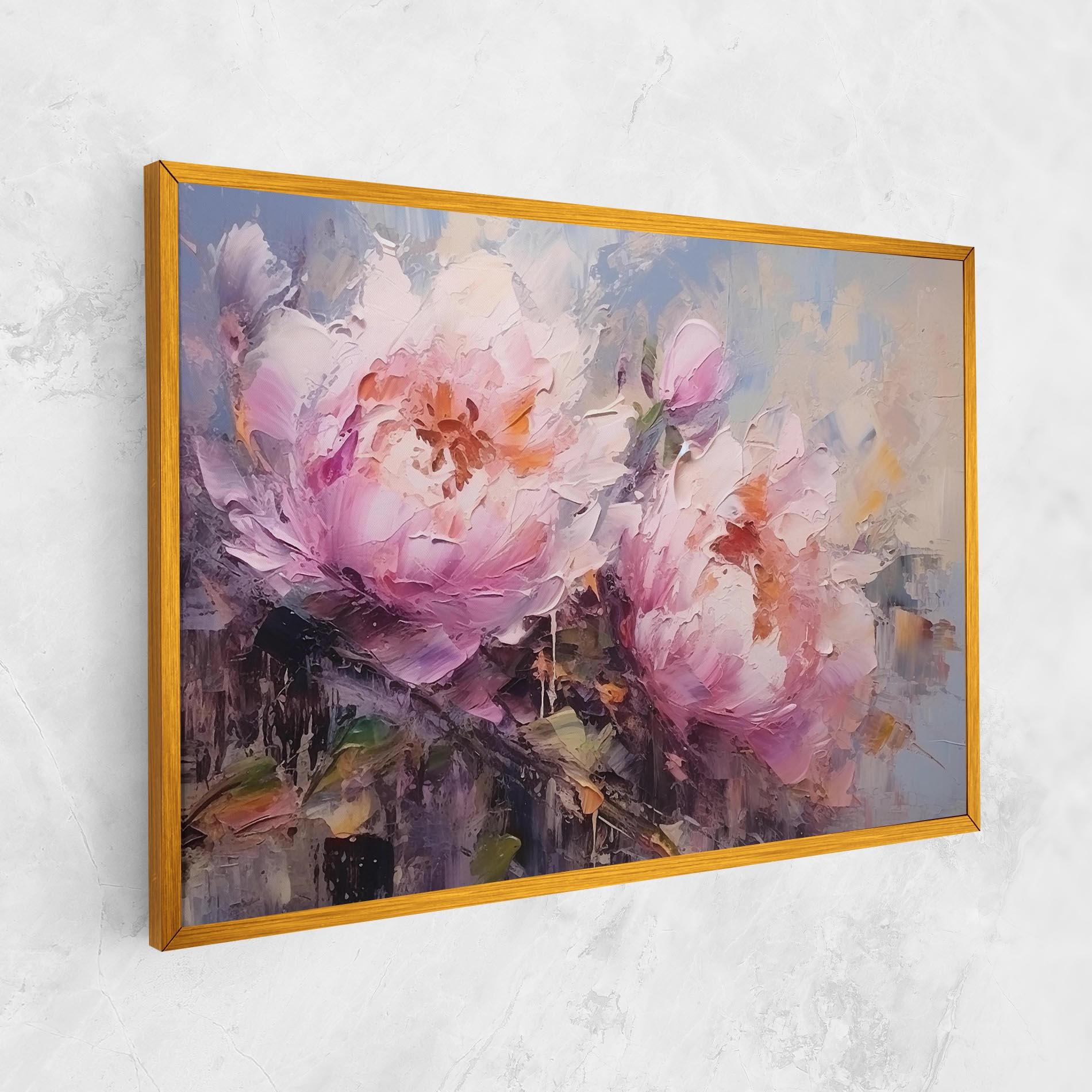 Leinwandbild Peony Art mockup 1