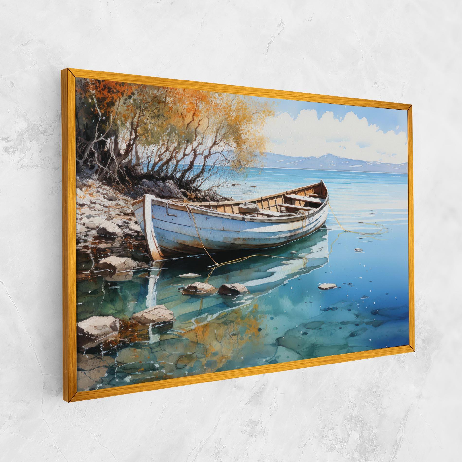 Leinwandbild Sailing Boat mockup 1