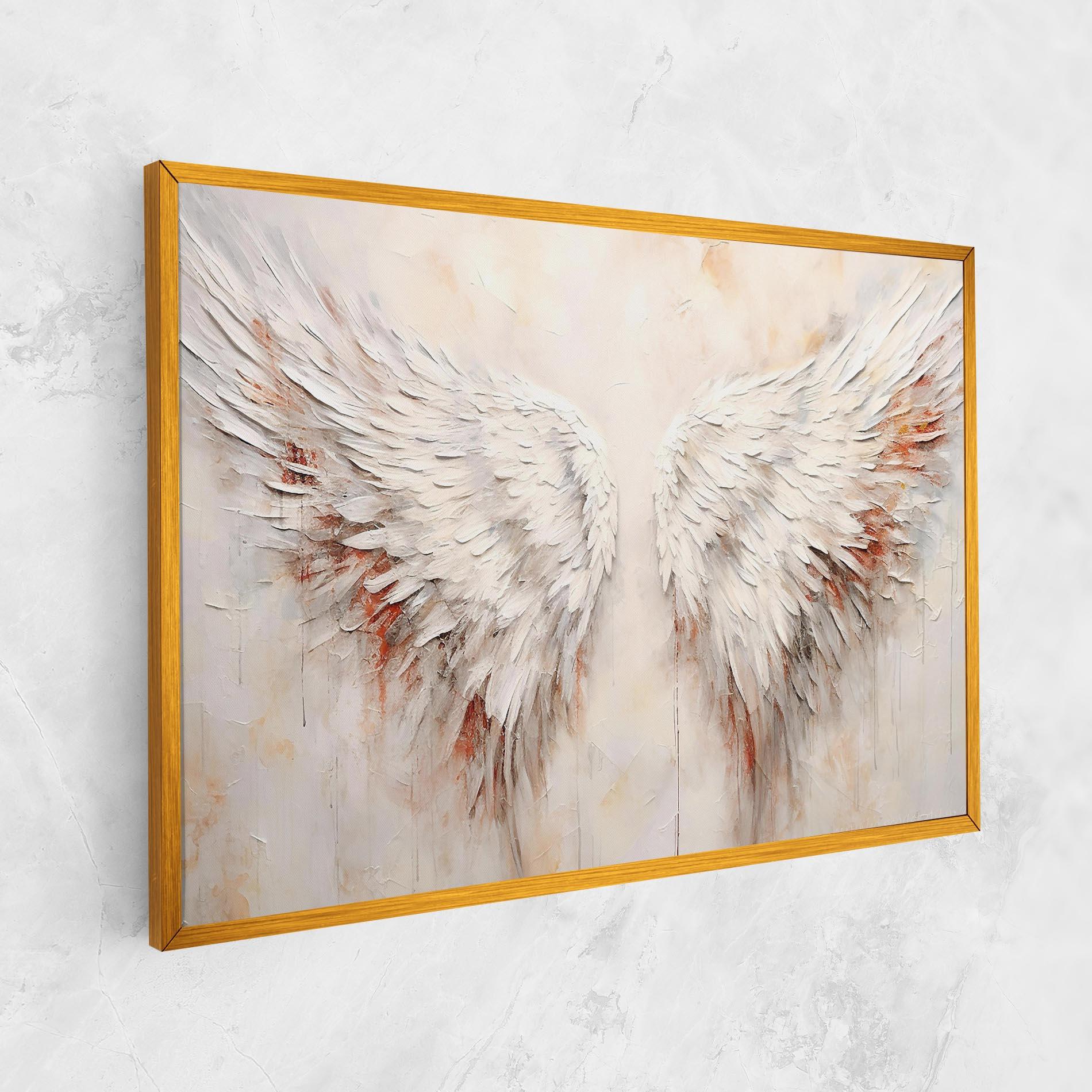 Leinwandbild White Bloody Wings mockup 1