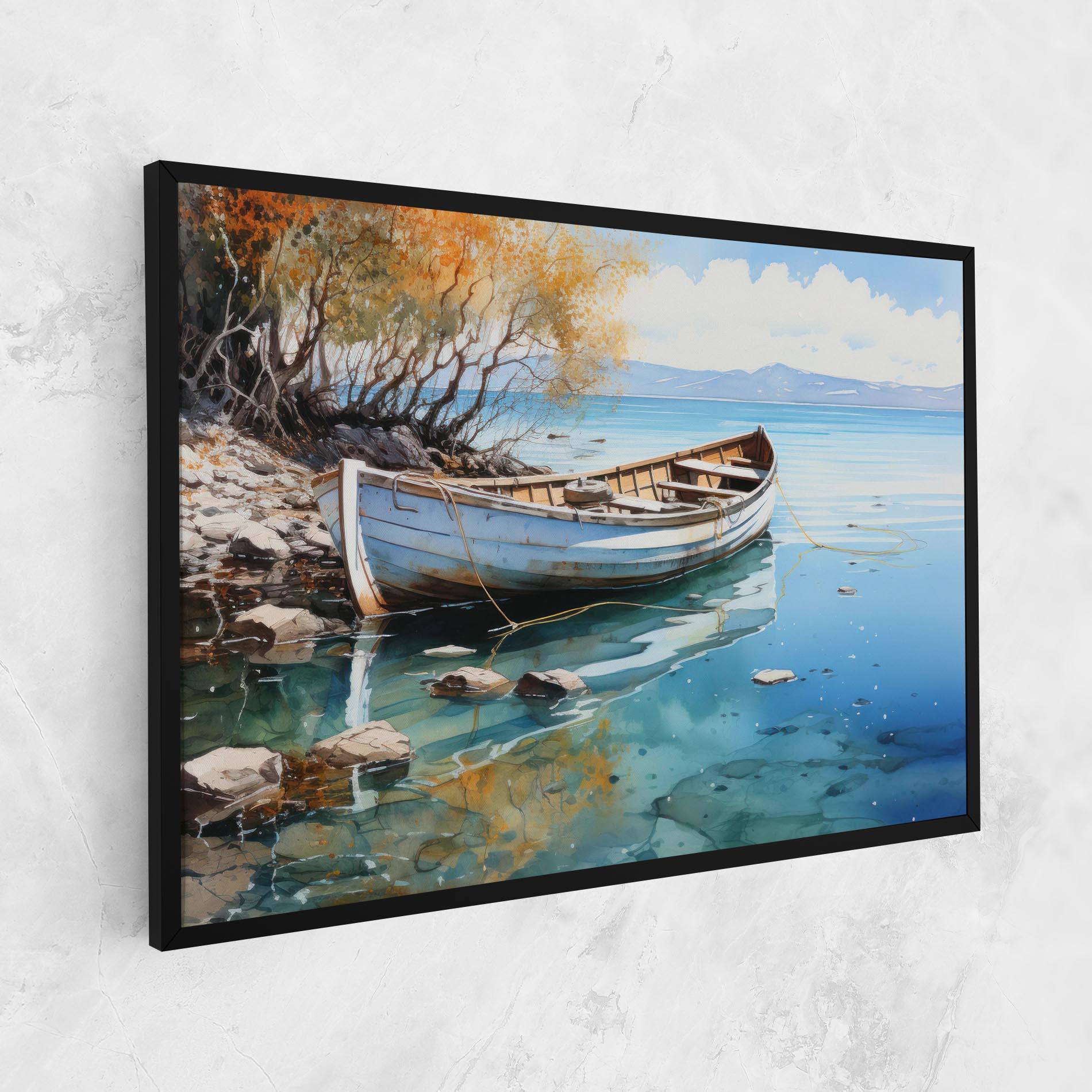 Leinwandbild Sailing Boat mockup 1