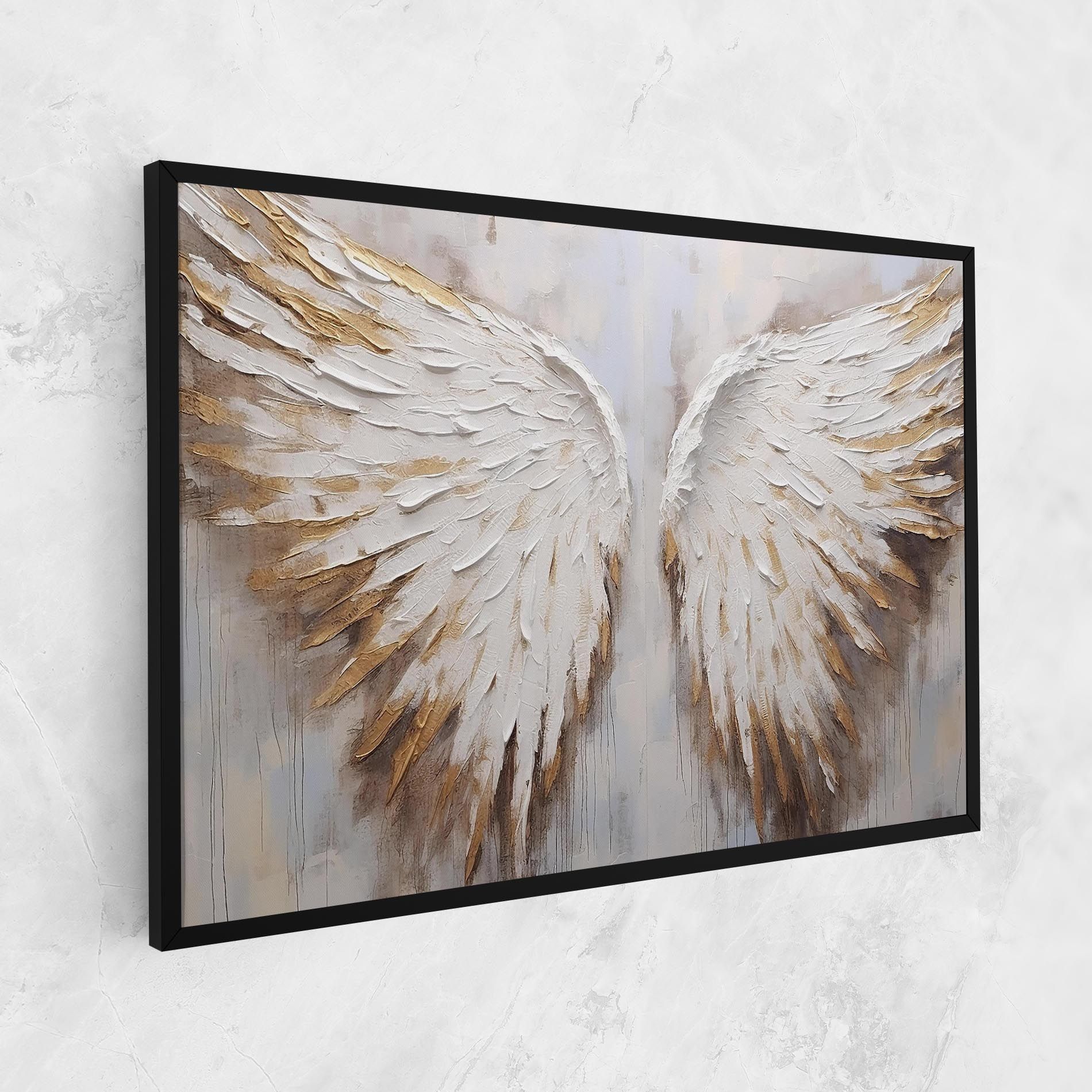 White Angel Wings mockup 1