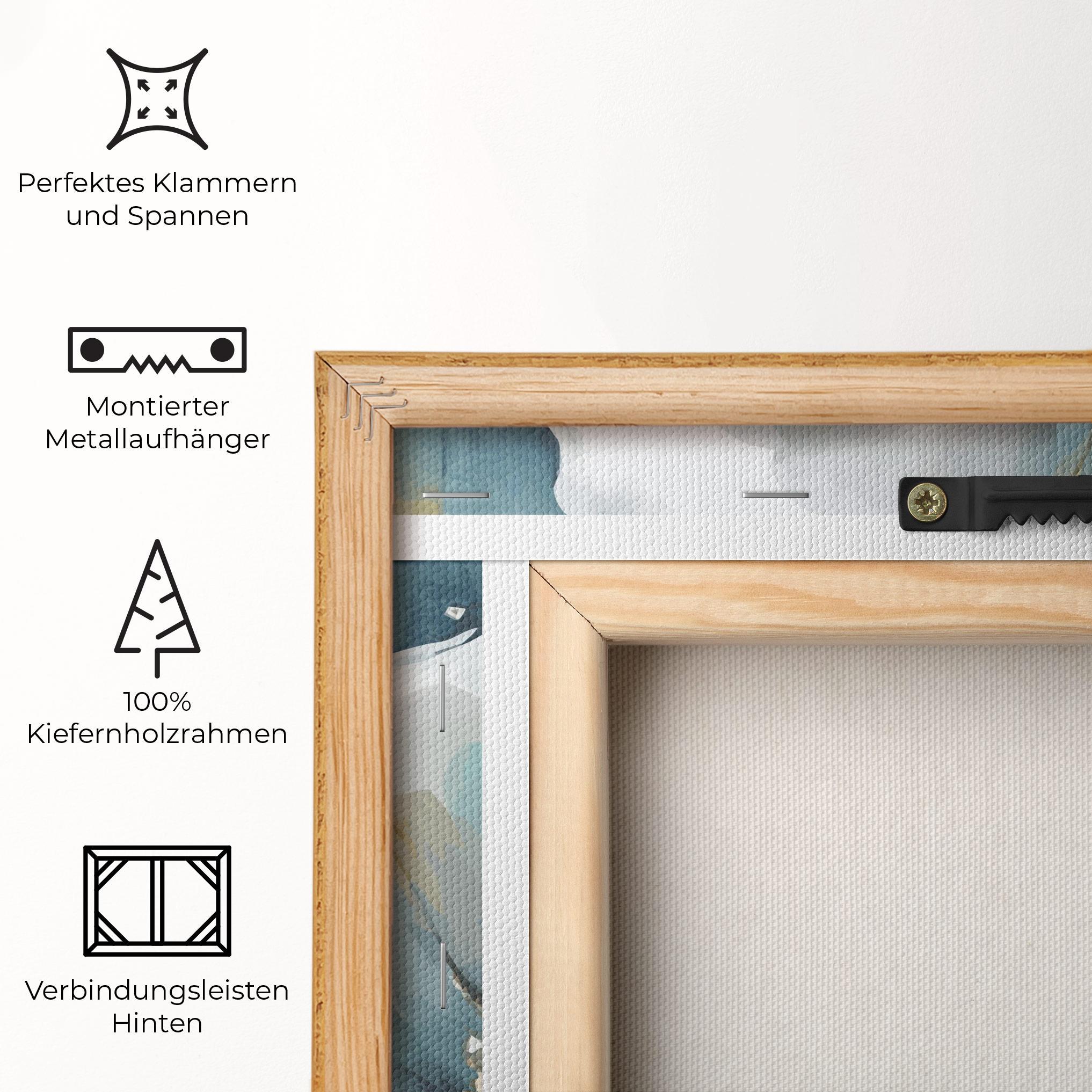 Leinwandbild Flower Mix Art mockup 5