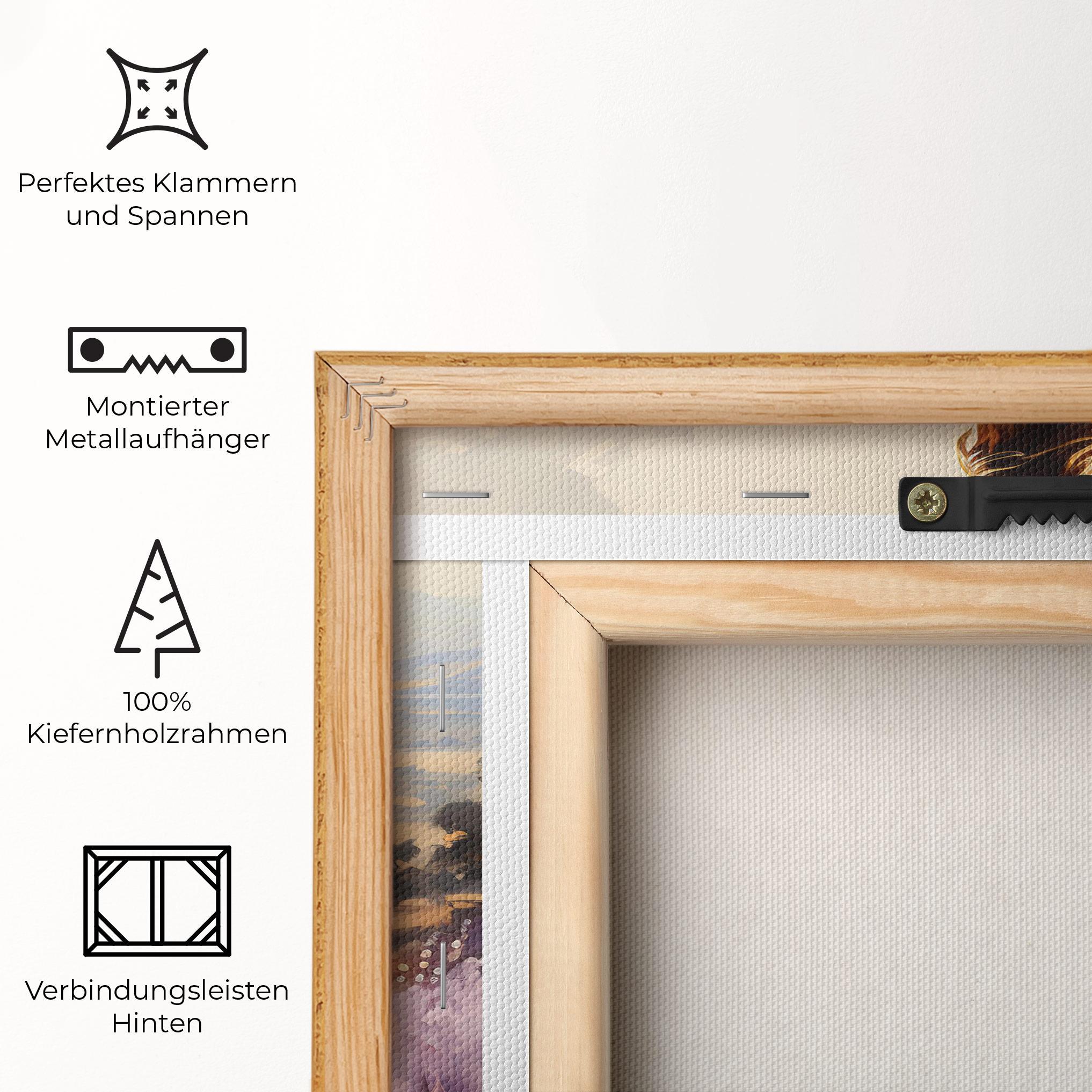 Leinwandbild Purple Dress Woman mockup 5