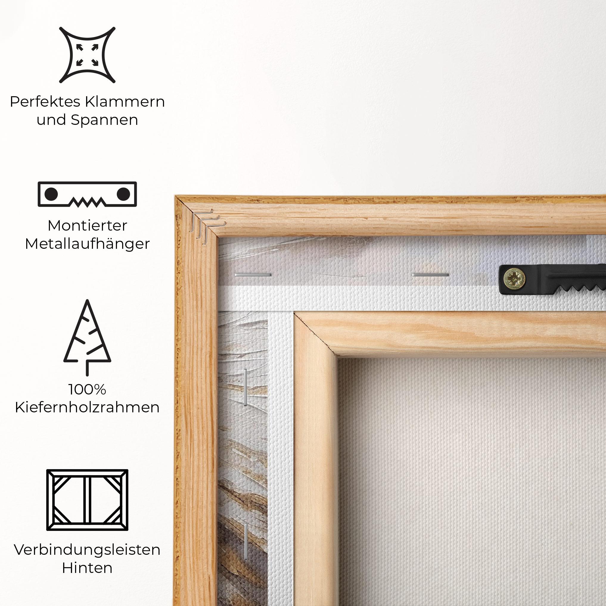 Leinwandbild White Angel Wings mockup 5