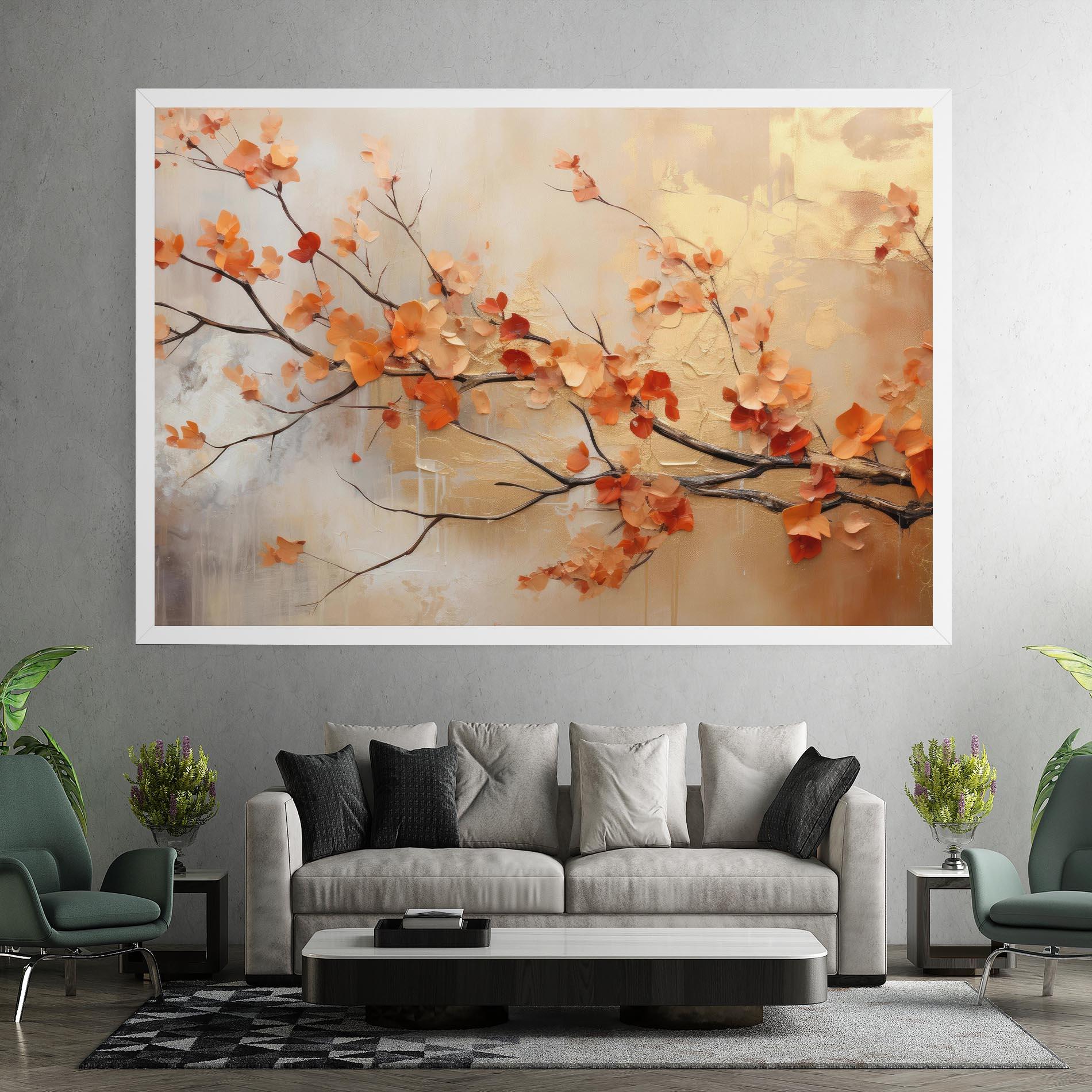 Leinwandbild Autumn Nature Art mockup 7