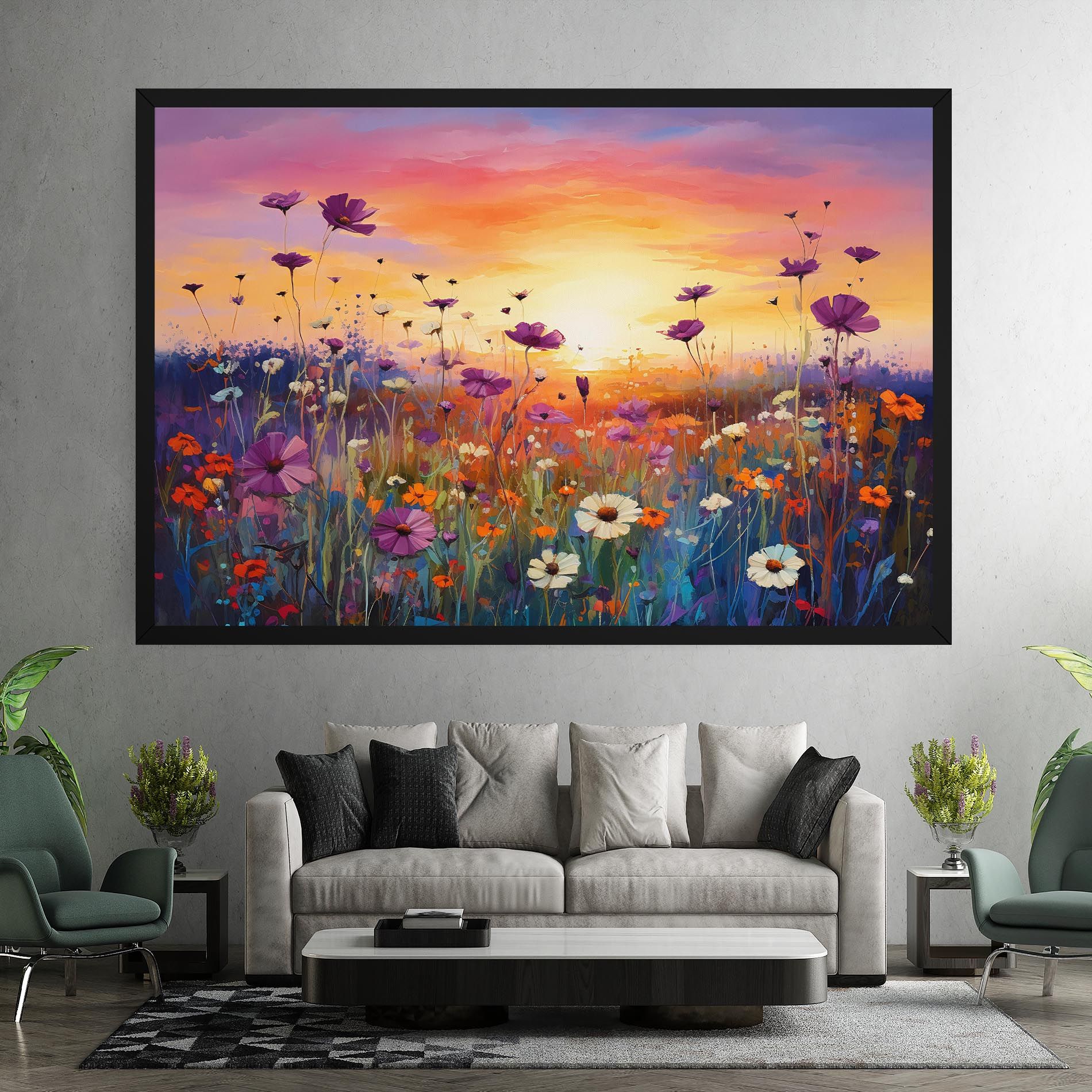 Dreamy Field Flowers mockup 7