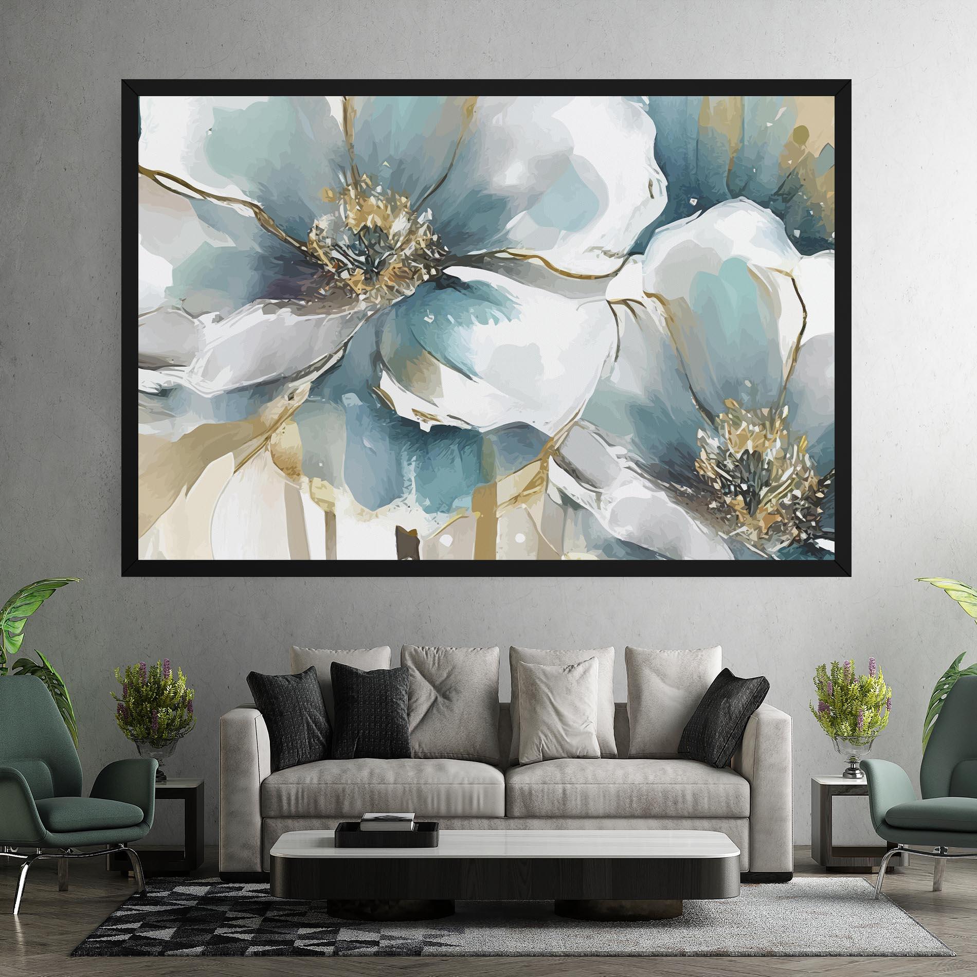 Leinwandbild Flower Mix Art mockup 7