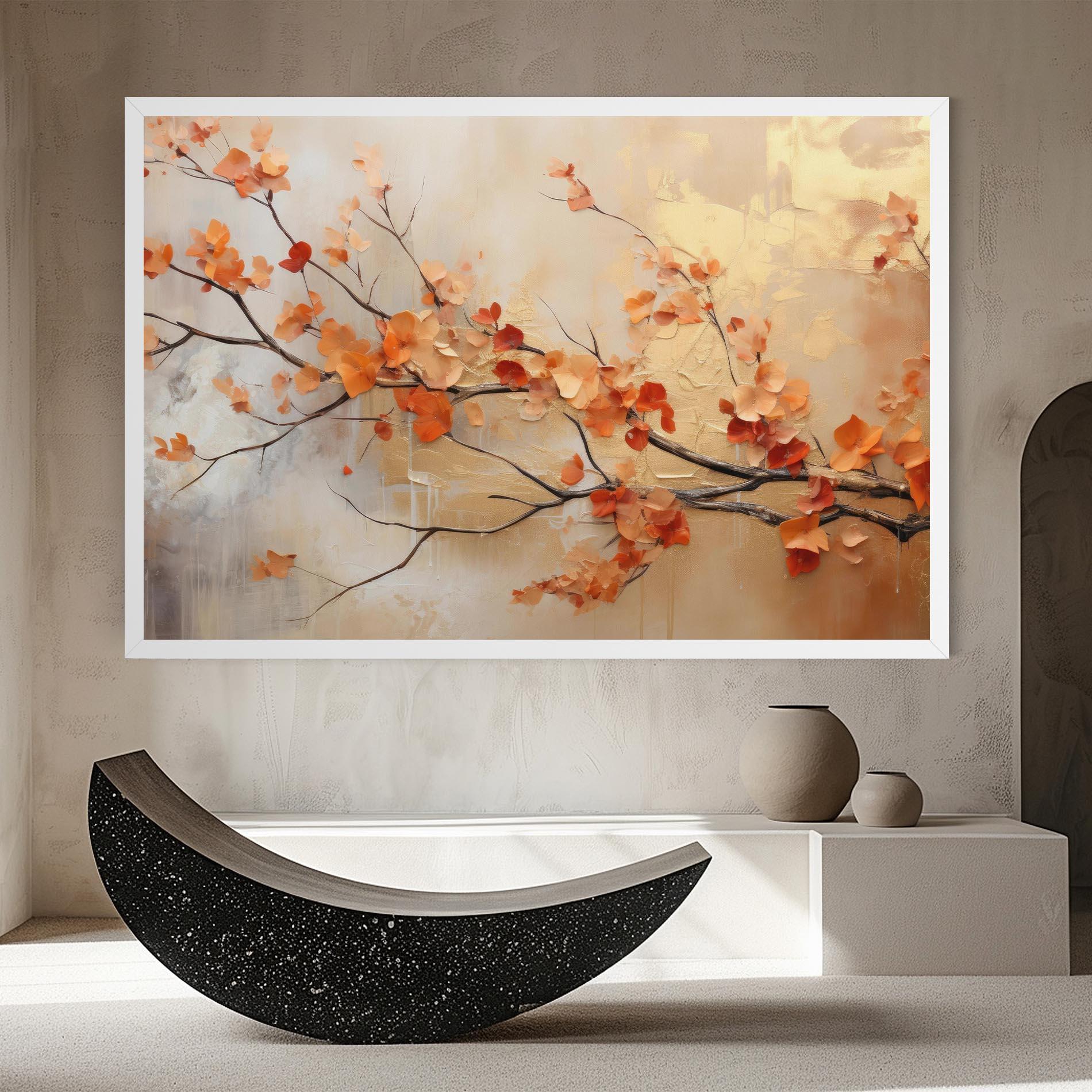 Leinwandbild Autumn Nature Art mockup 8