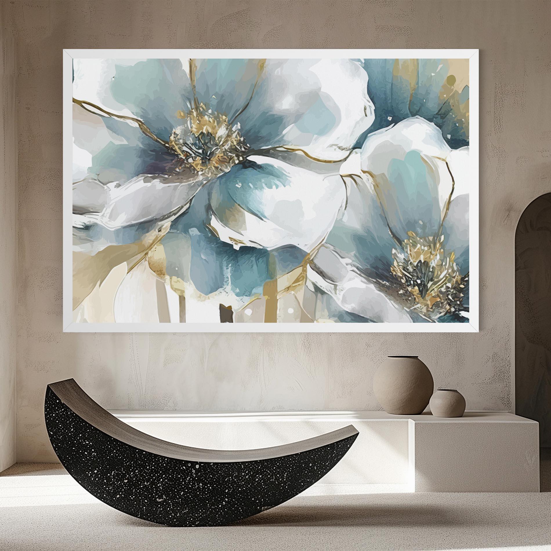 Leinwandbild Flower Mix Art mockup 8