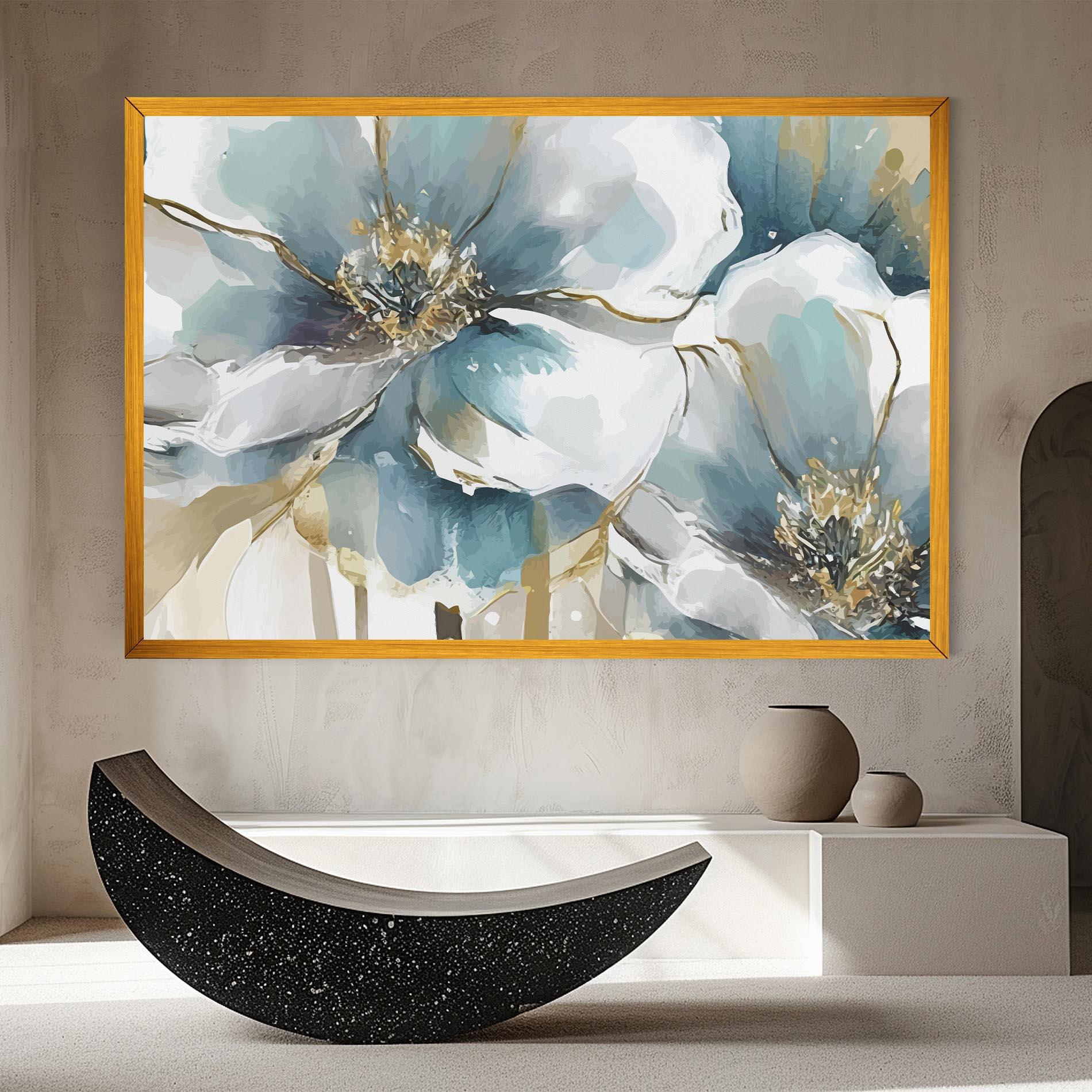 Leinwandbild Flower Mix Art mockup 8