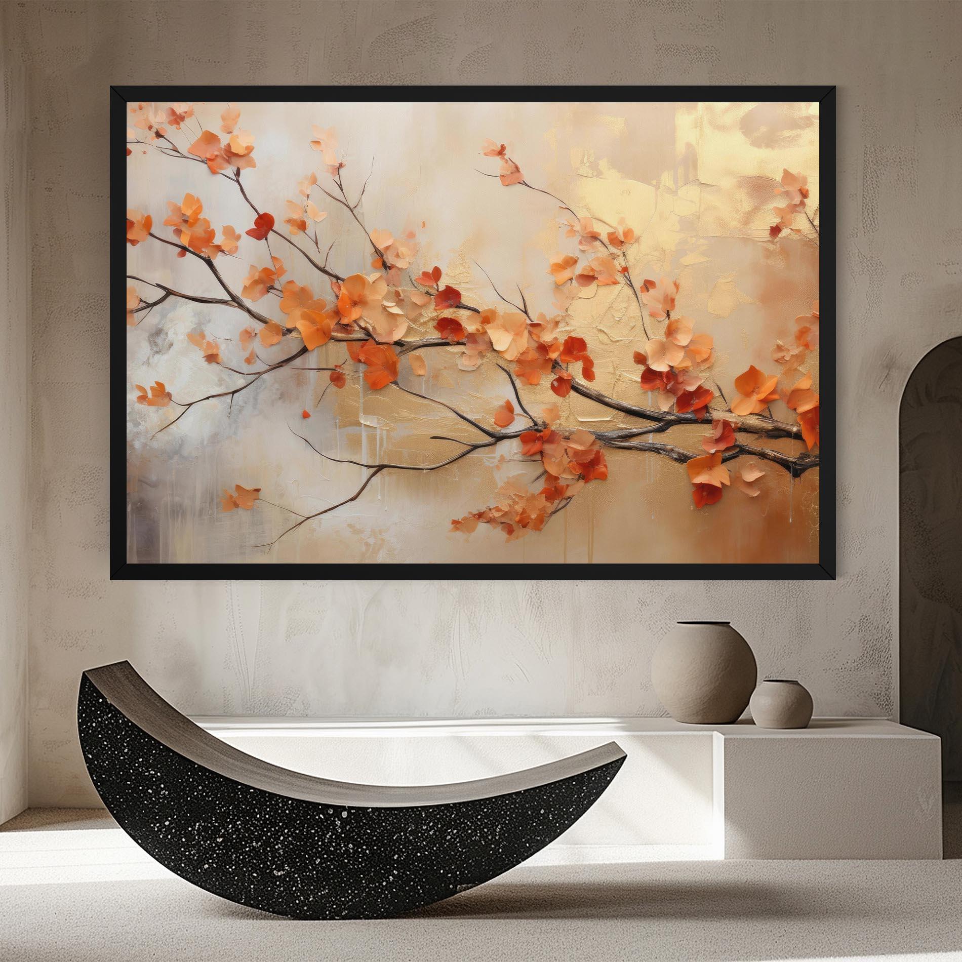 Leinwandbild Autumn Nature Art mockup 8