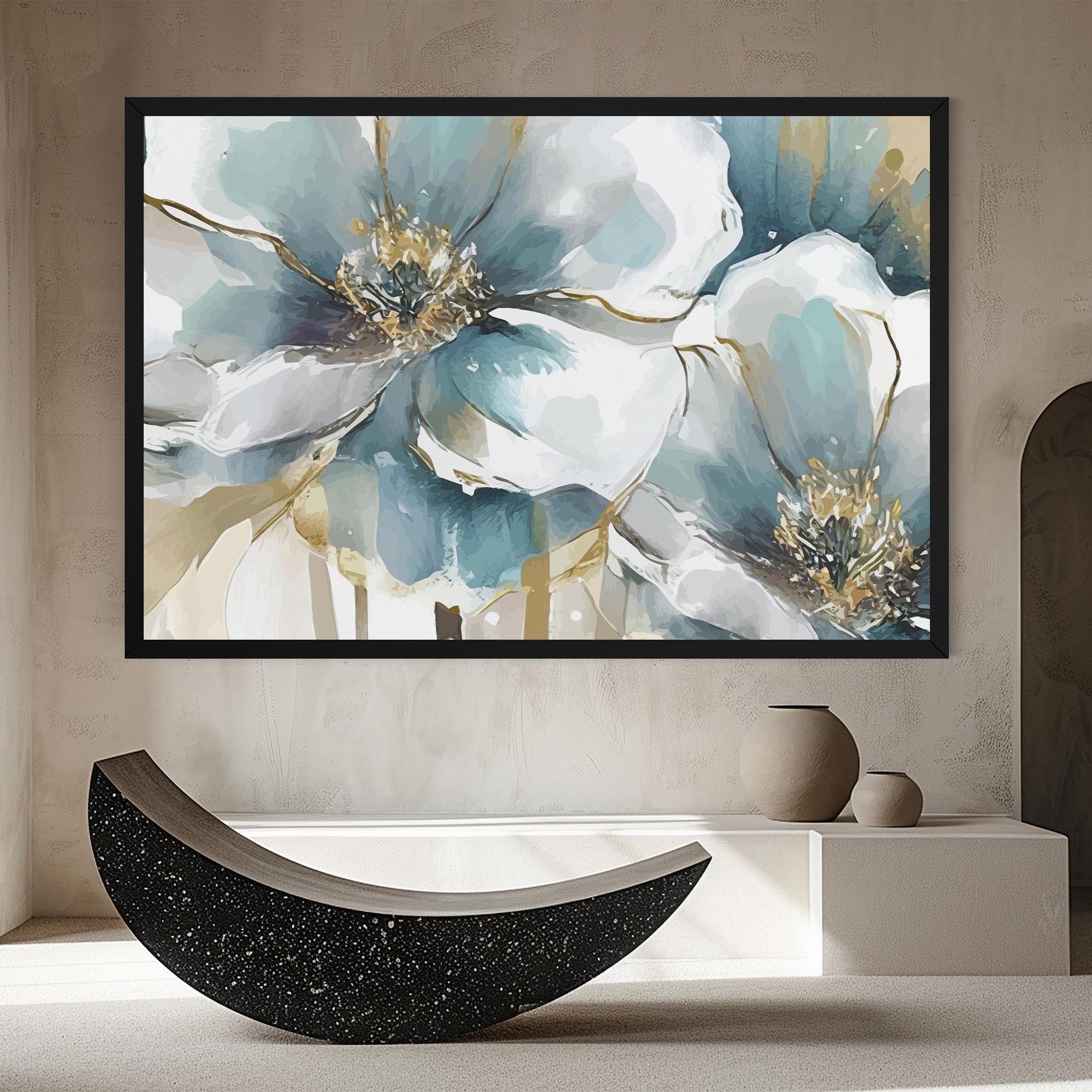 Leinwandbild Flower Mix Art mockup 8