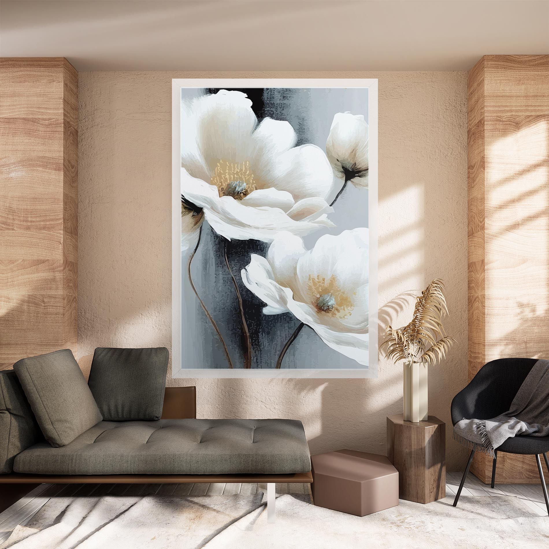 Paint Texture Flower mockup 8