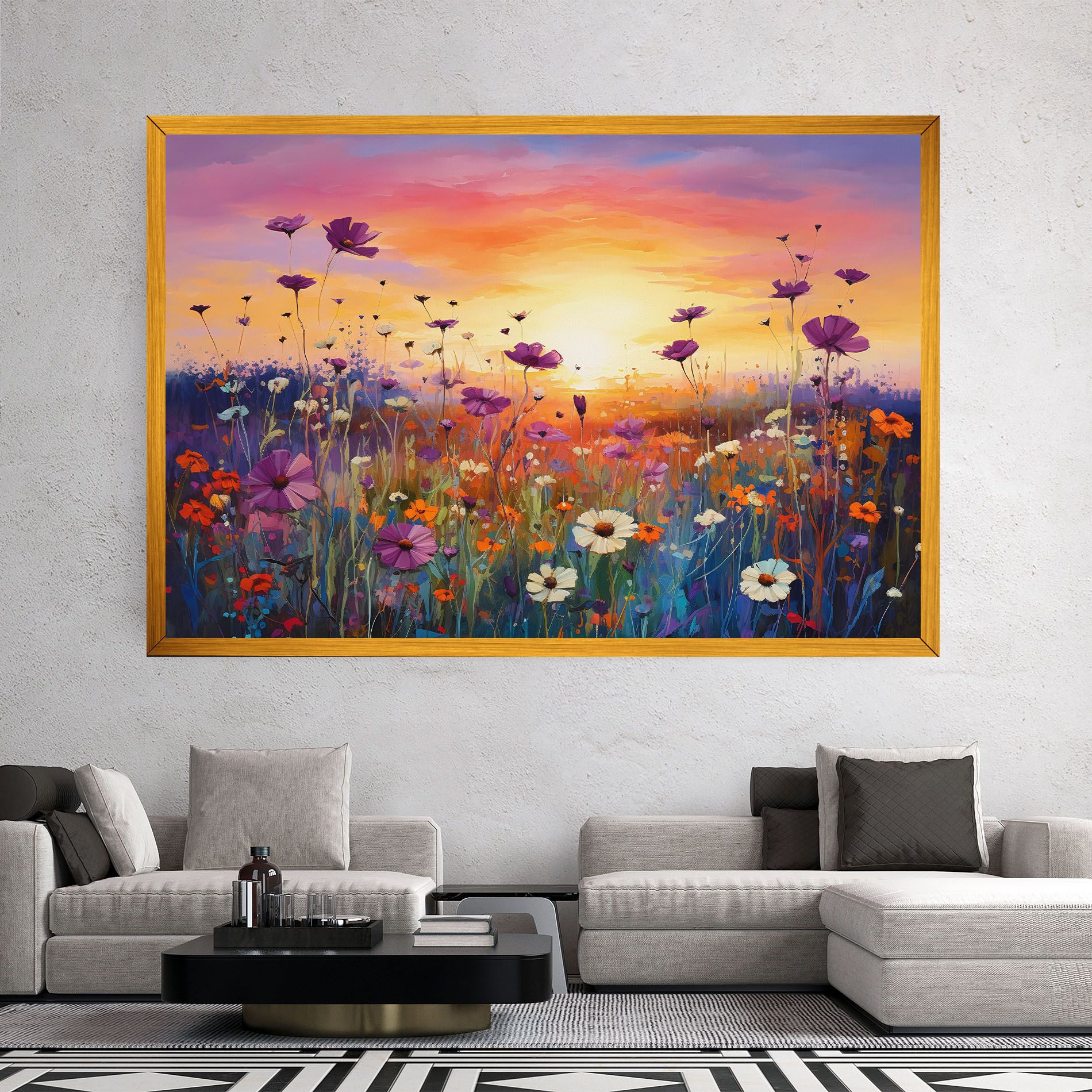 Dreamy Field Flowers mockup 2