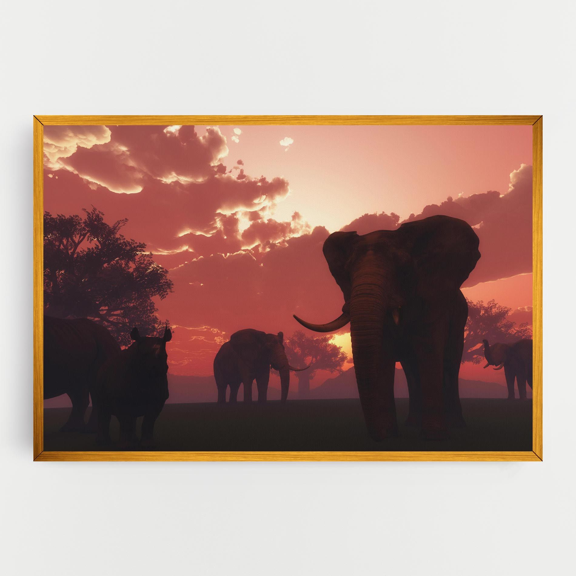African Elephant View mockup 0