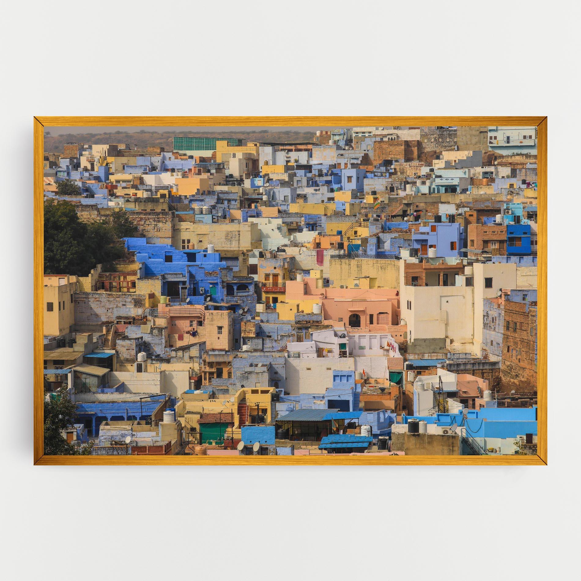 Leinwandbild Rajasthan View India mockup 0