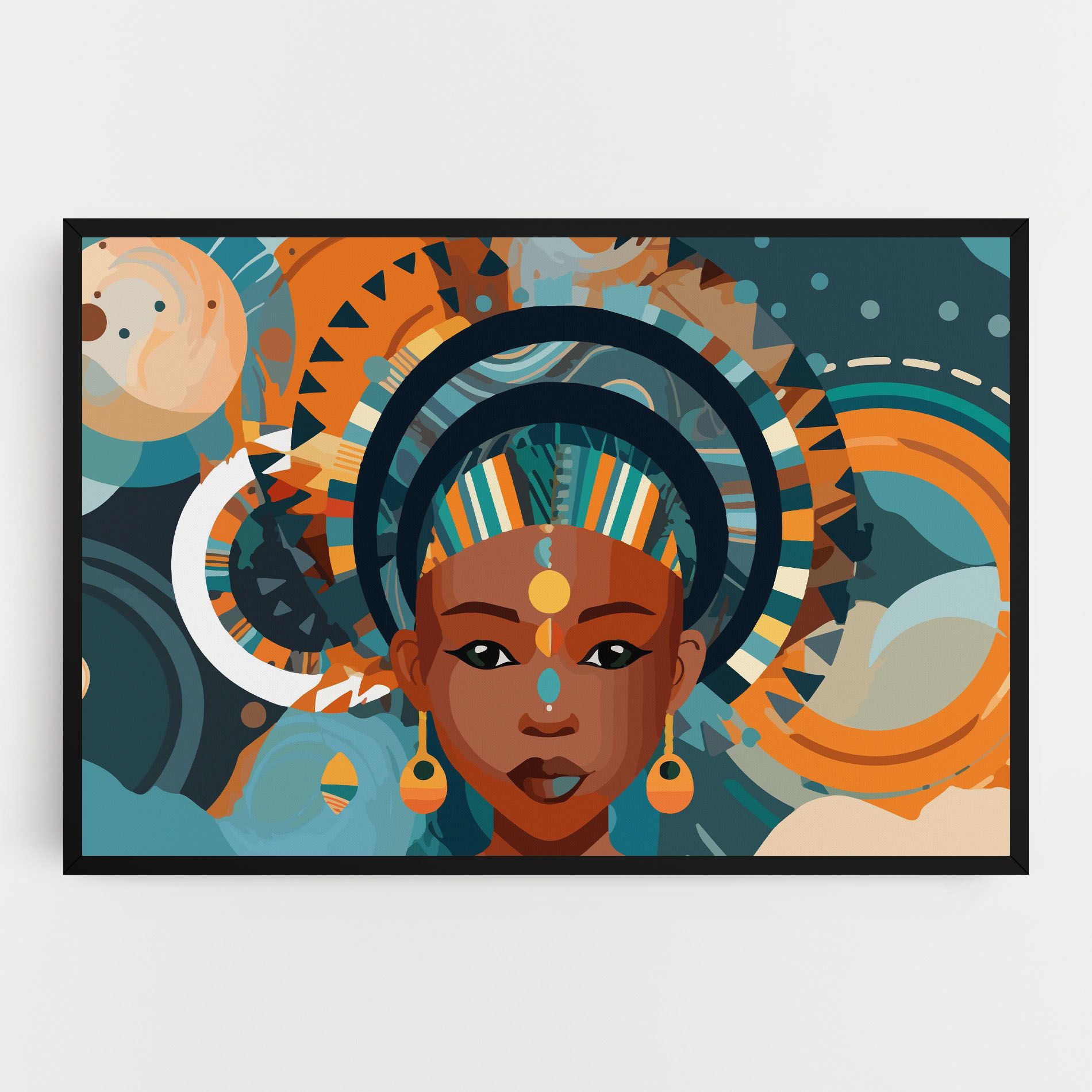 African Colorful Child mockup 0