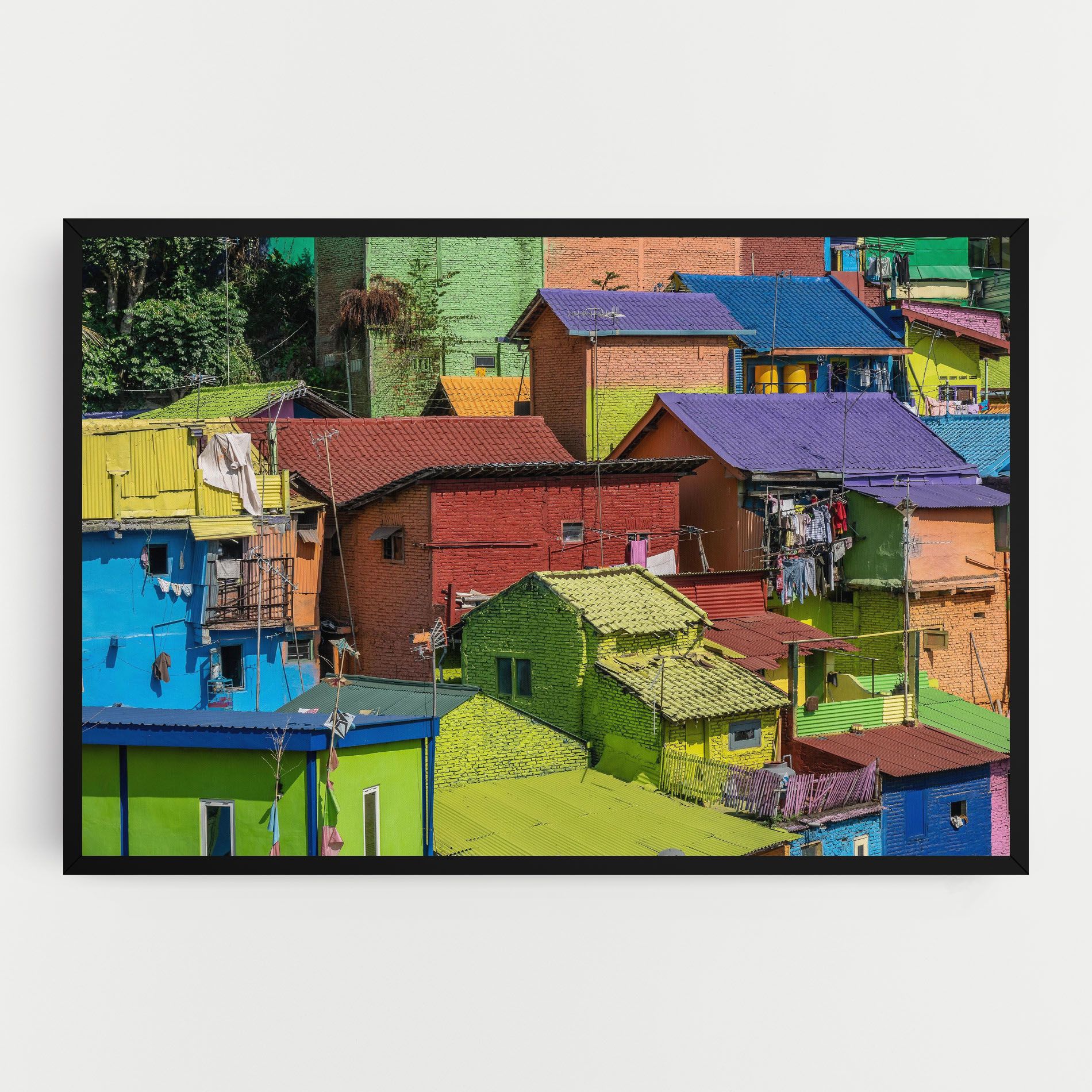 Colorful Small Houses mockup 0