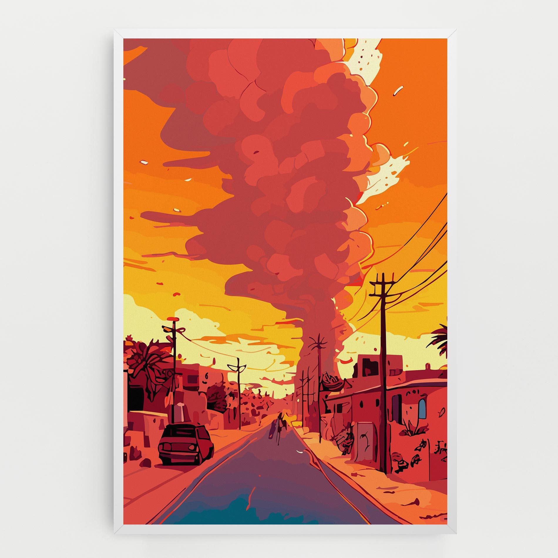 Leinwandbild African Smoke mockup 0