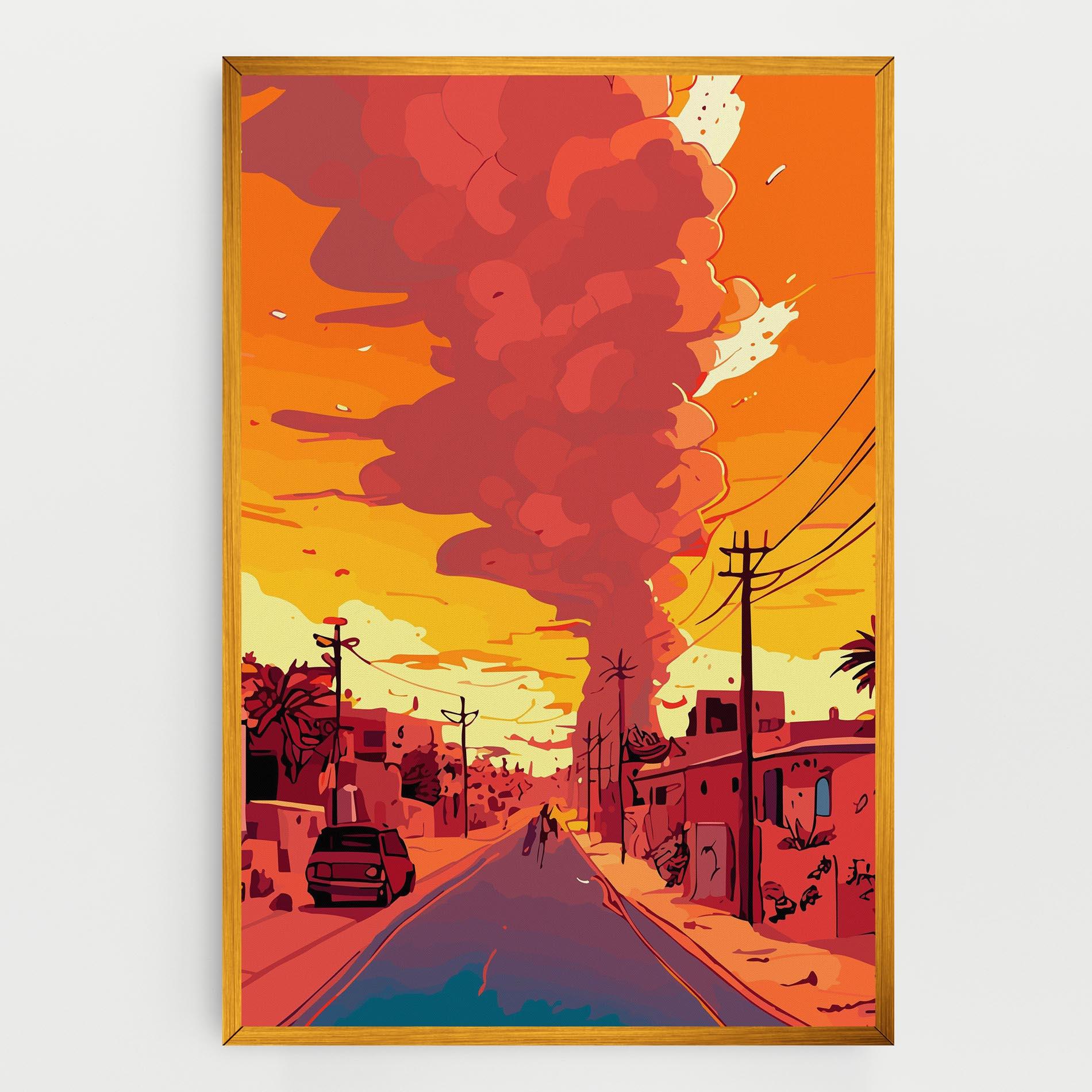 Leinwandbild African Smoke mockup 0