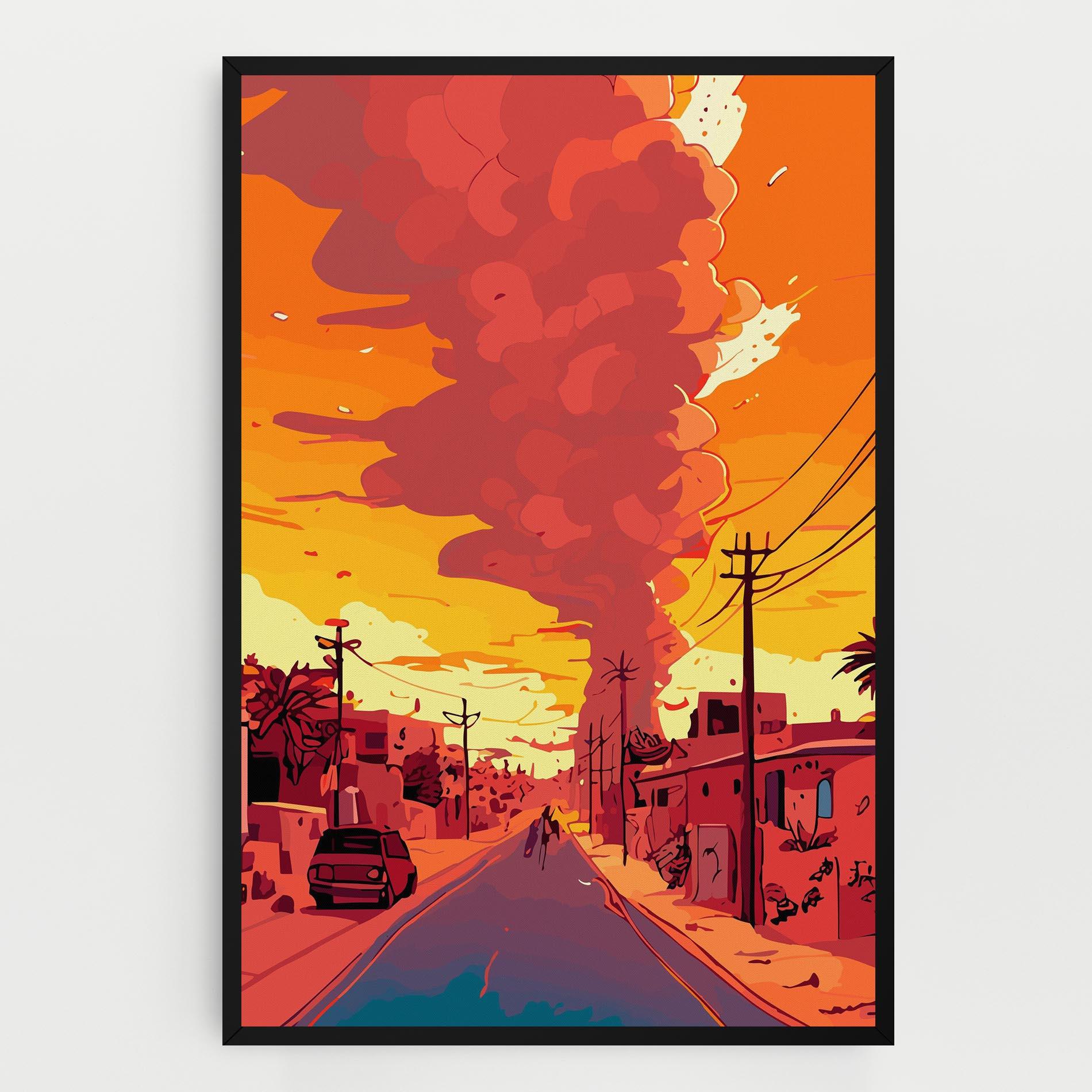 Leinwandbild African Smoke mockup 0