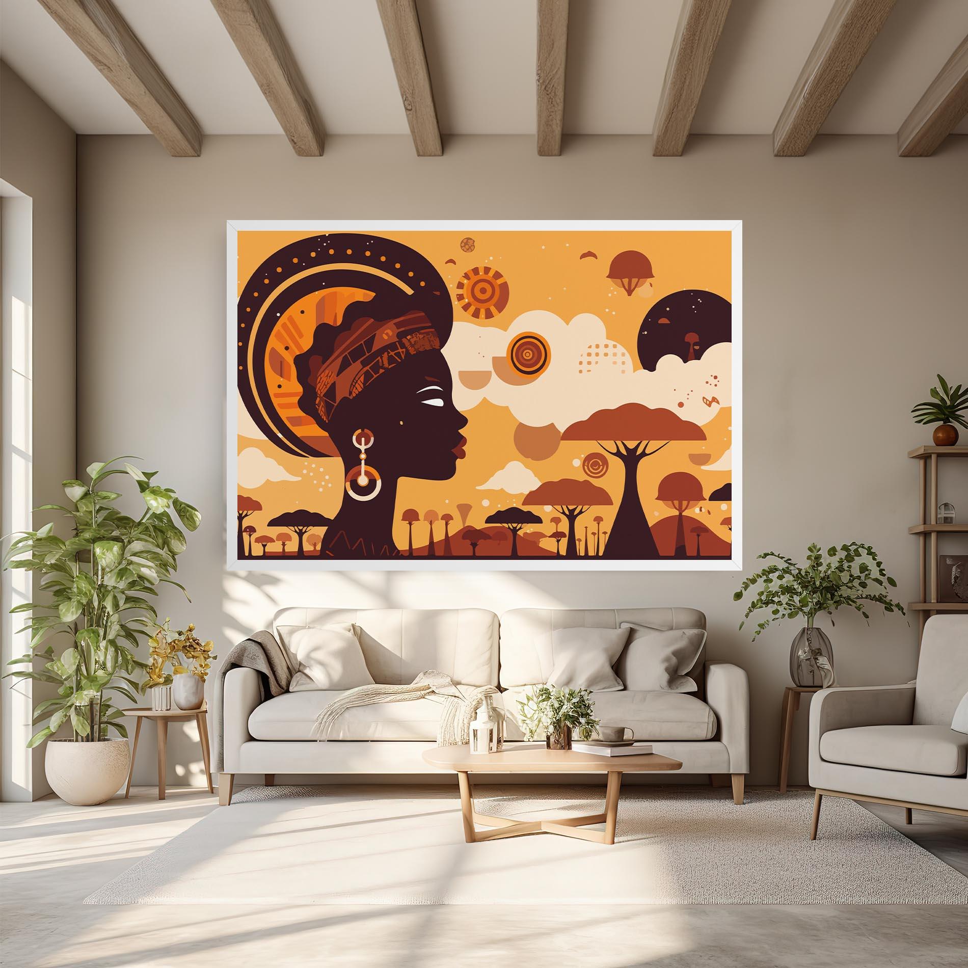 Leinwandbild African Art mockup 6