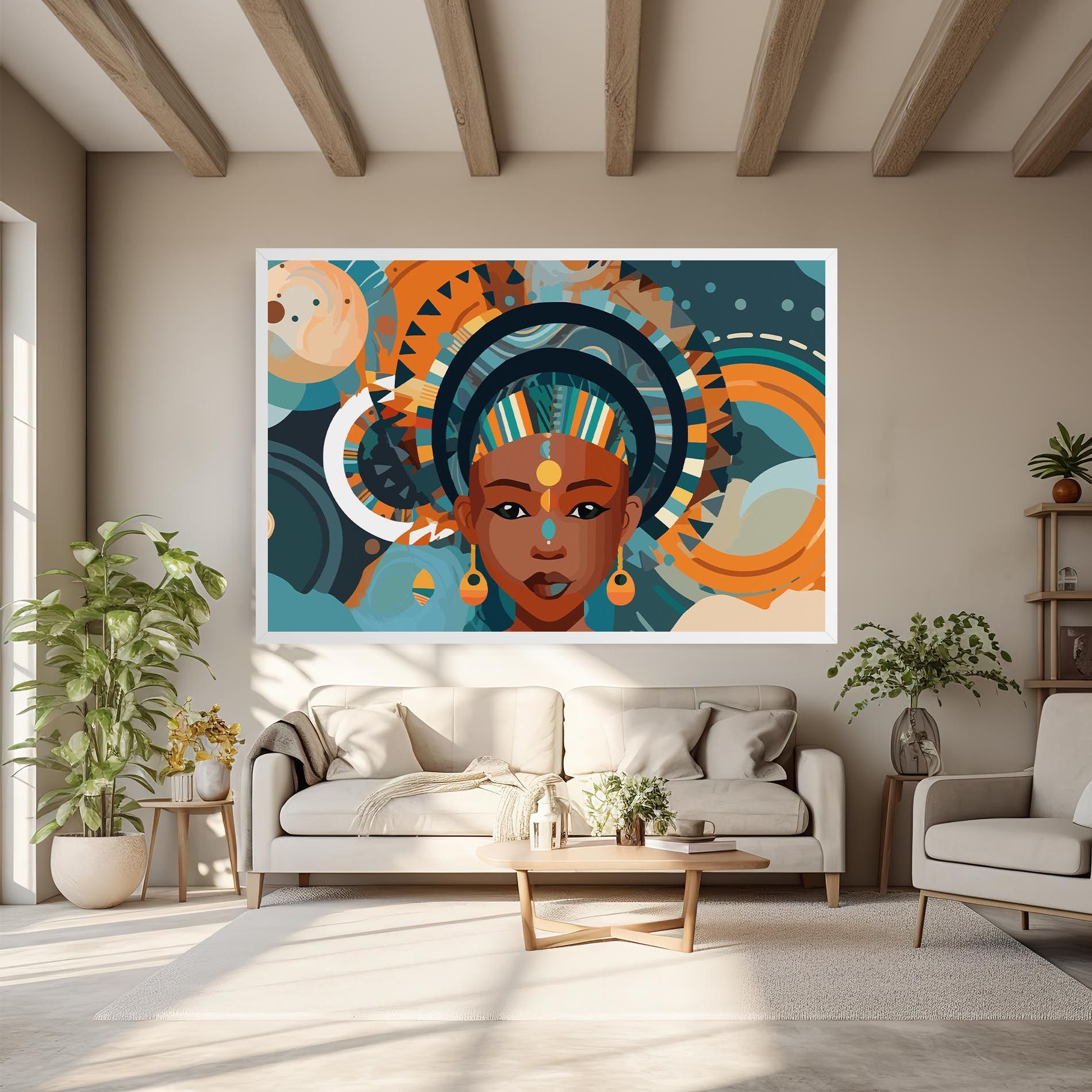 African Colorful Child mockup 6