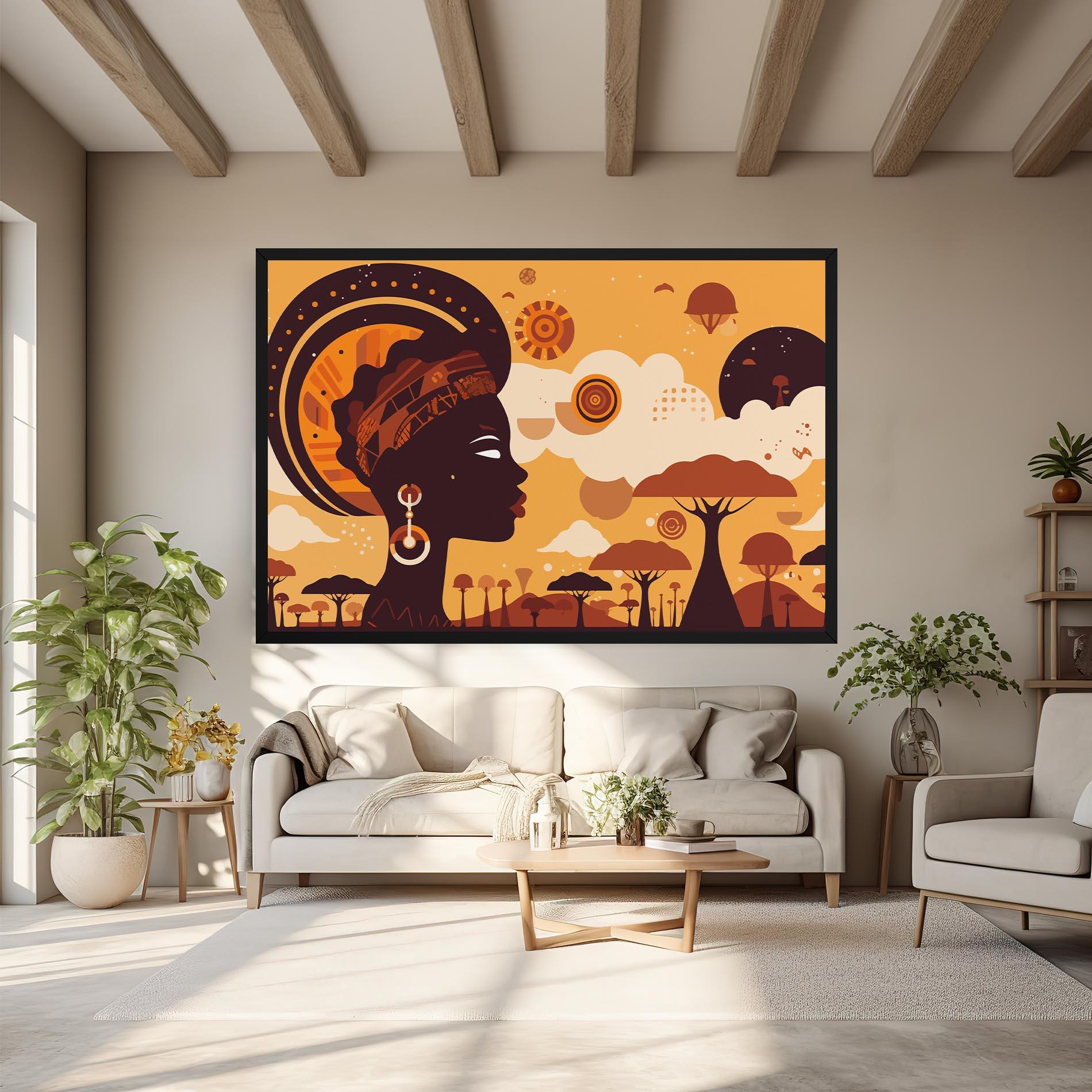 Leinwandbild African Art mockup 6