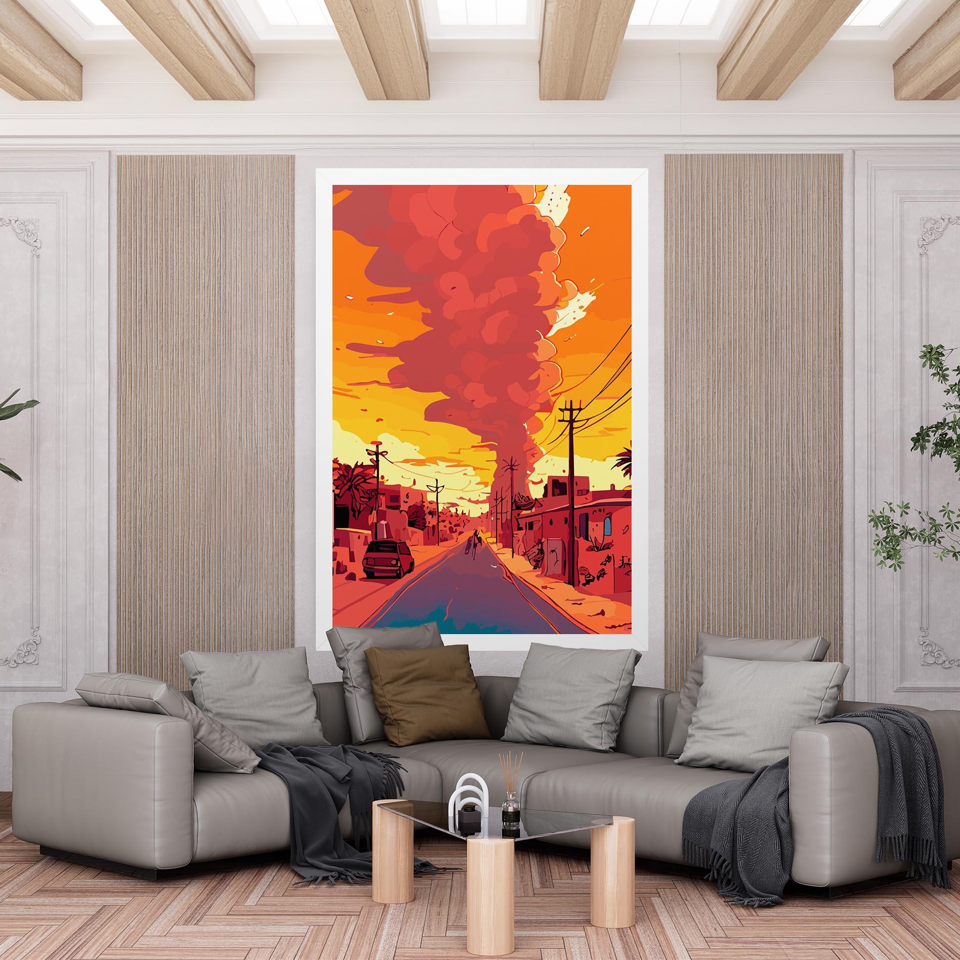 Leinwandbild African Smoke mockup 6