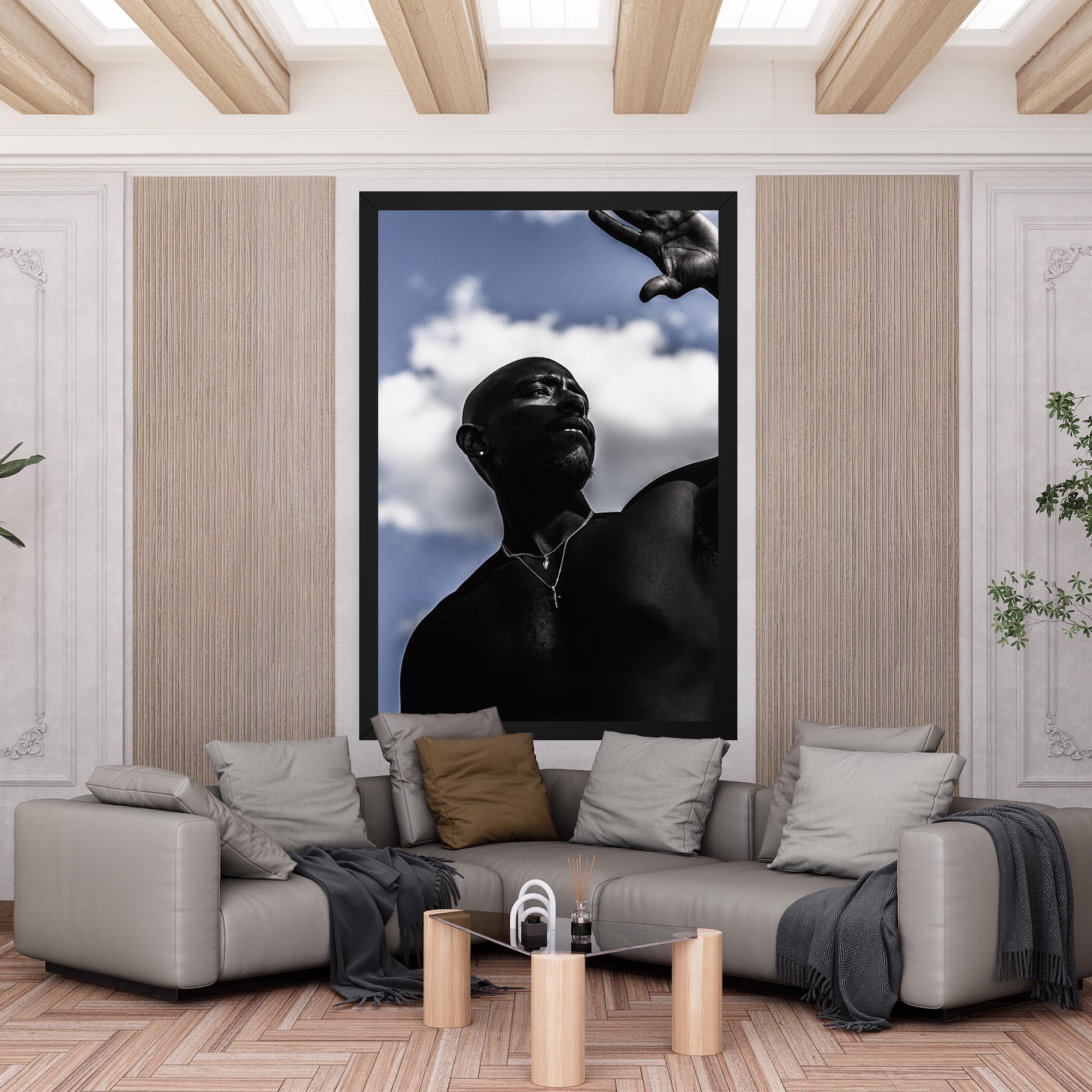 Leinwandbild African Blue Sky mockup 6