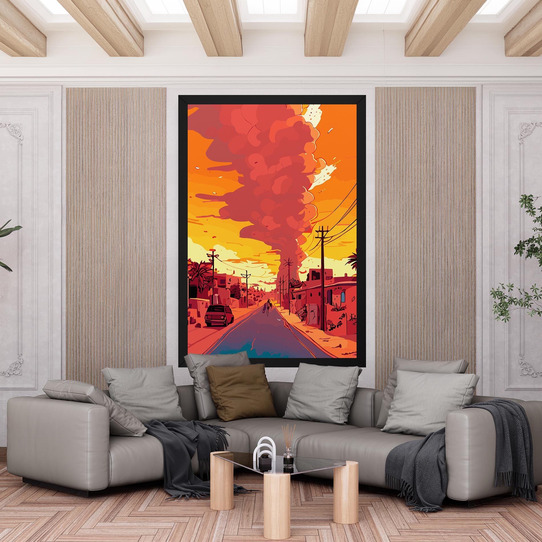 Leinwandbild African Smoke mockup 6