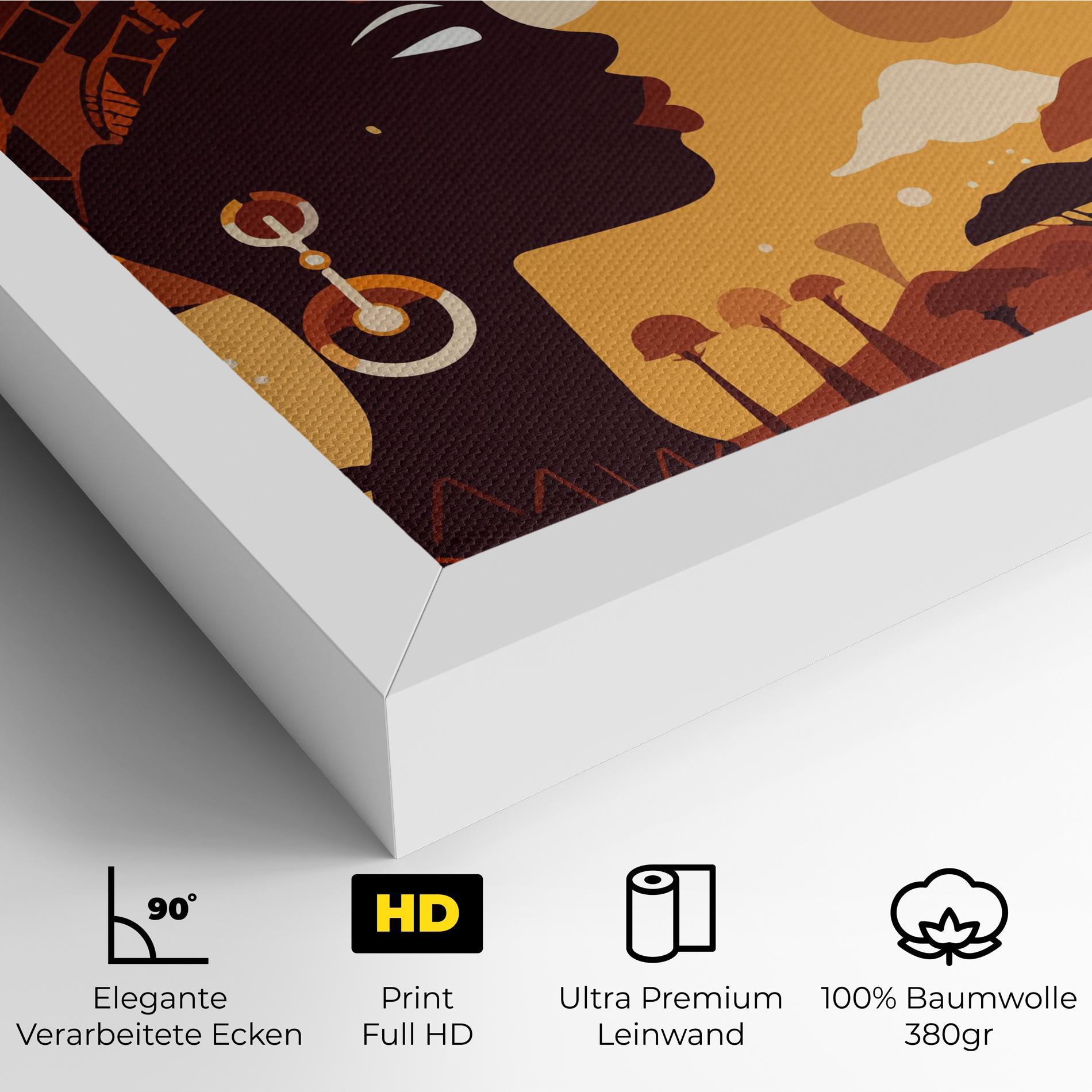 Leinwandbild African Art mockup 4