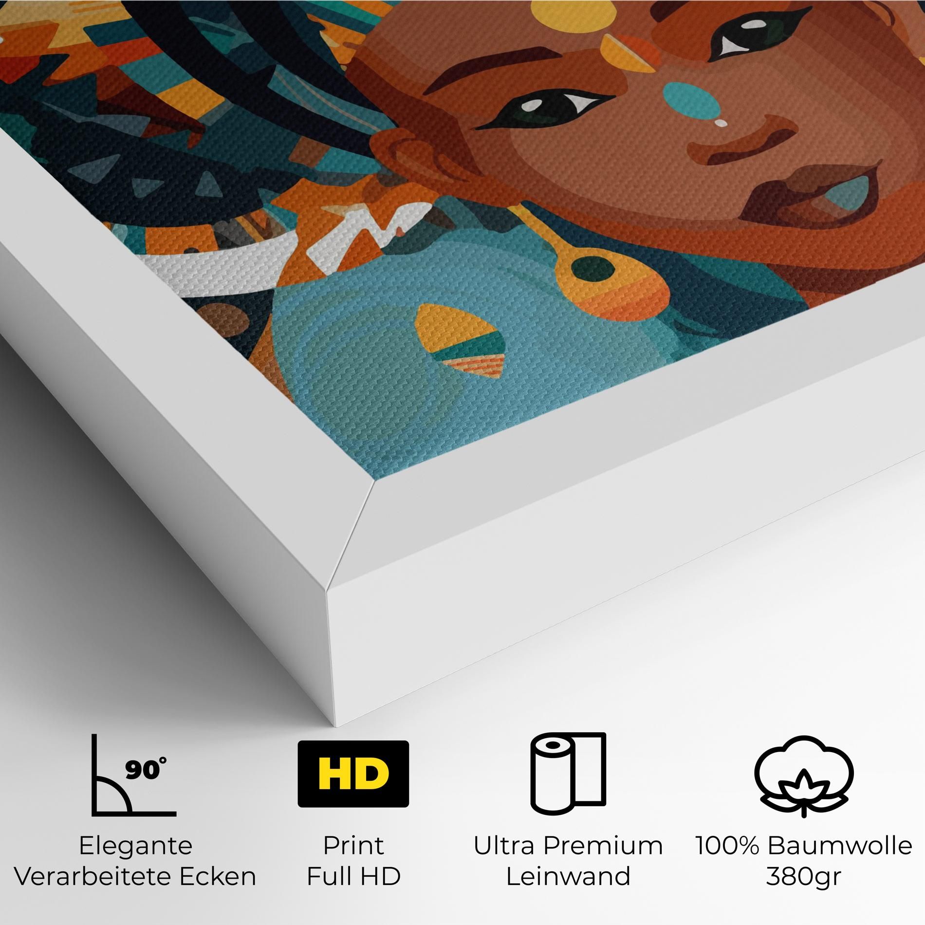 African Colorful Child mockup 4