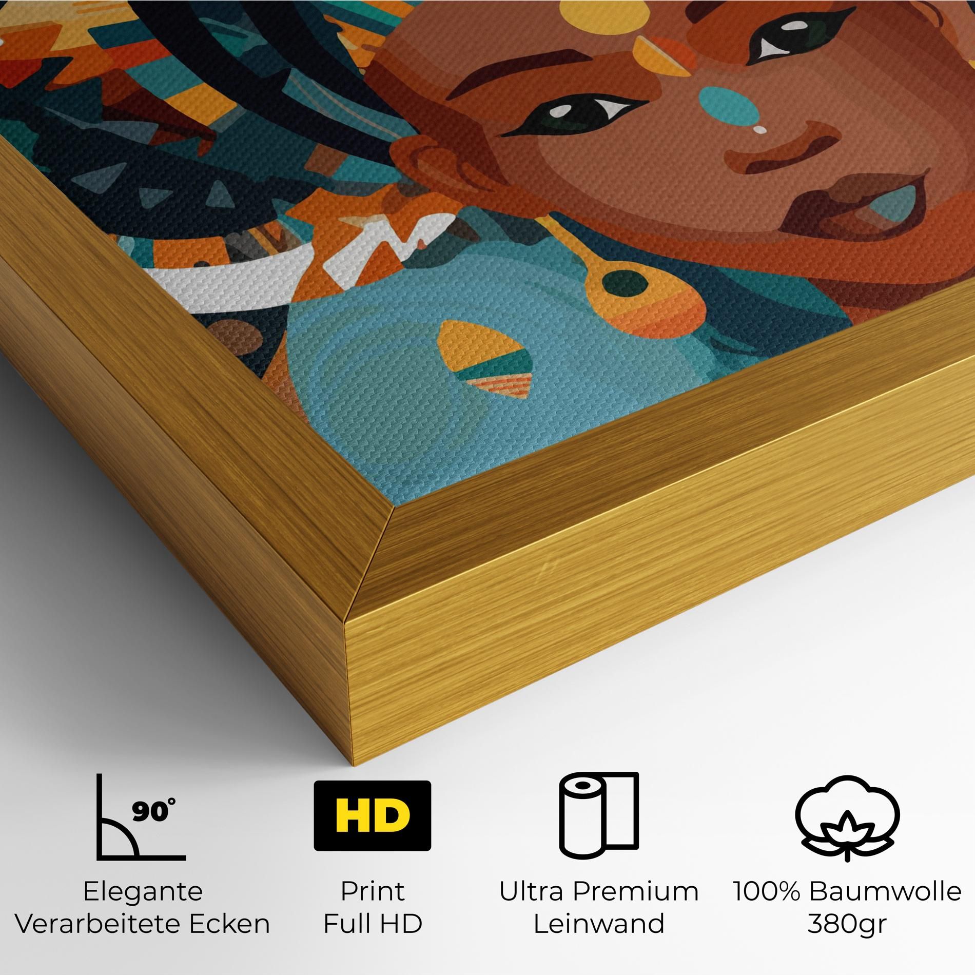 African Colorful Child mockup 4