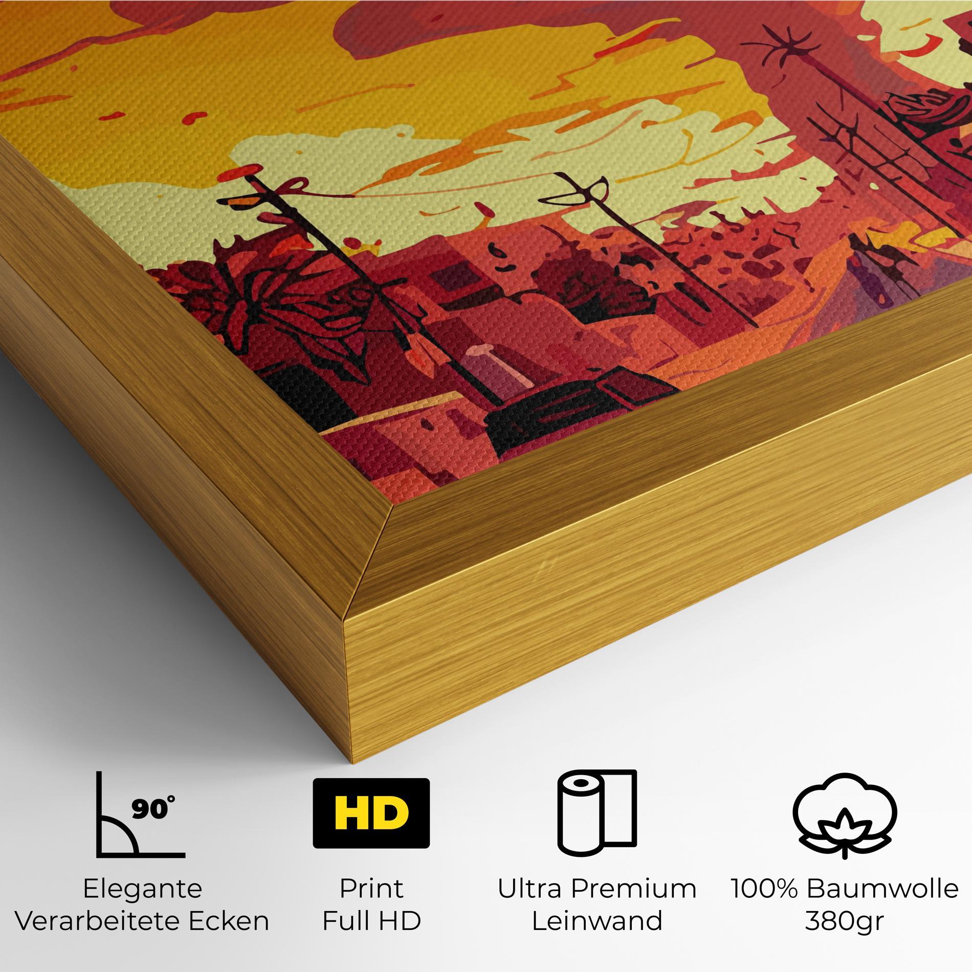 Leinwandbild African Smoke mockup 4