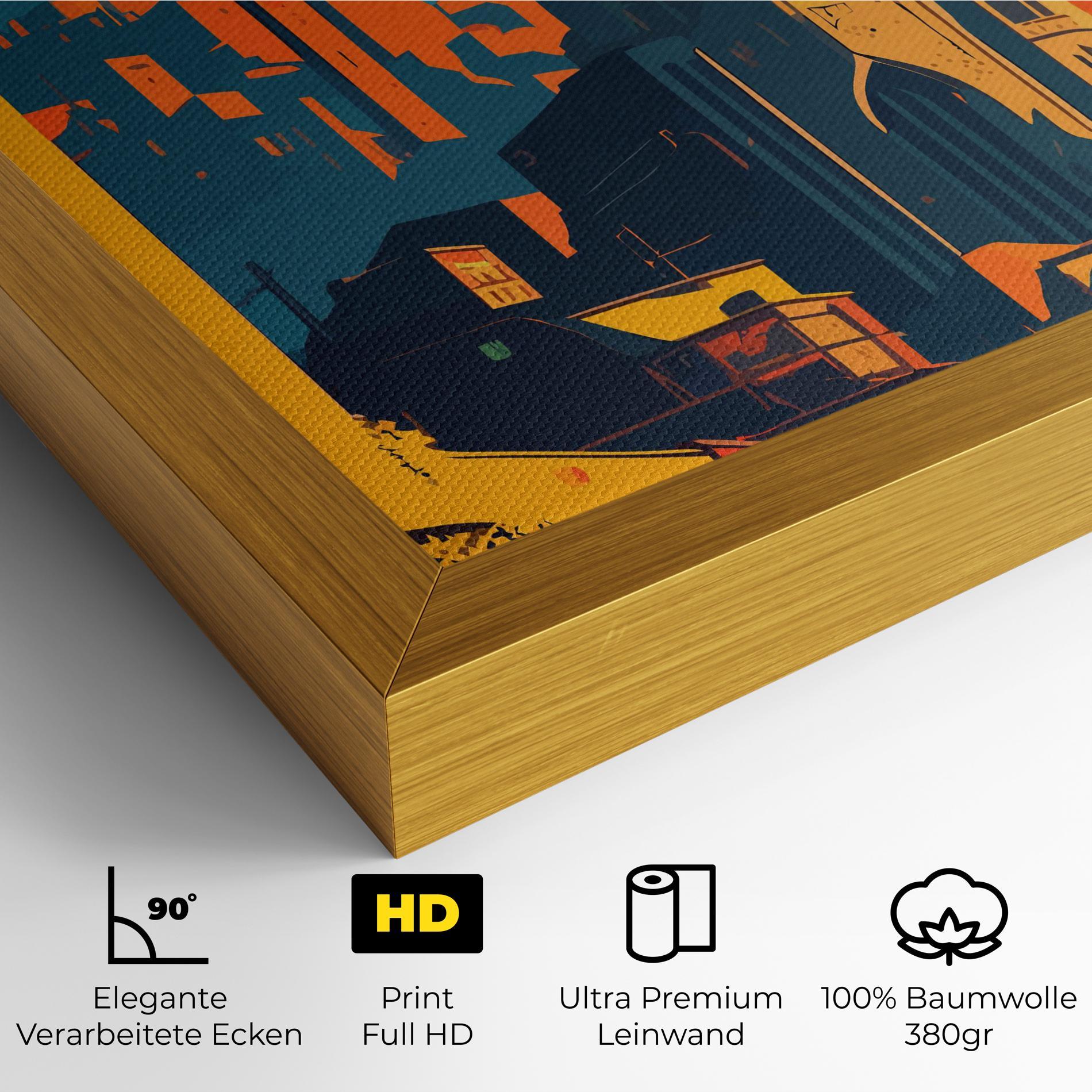 Leinwandbild African Tower mockup 4