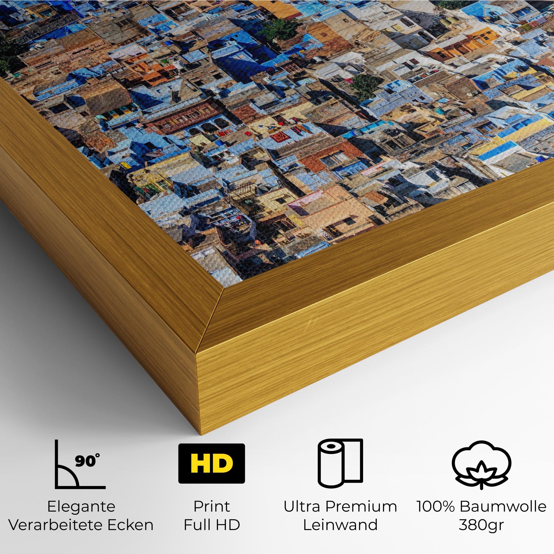 Leinwandbild Brahmin Houses mockup 4